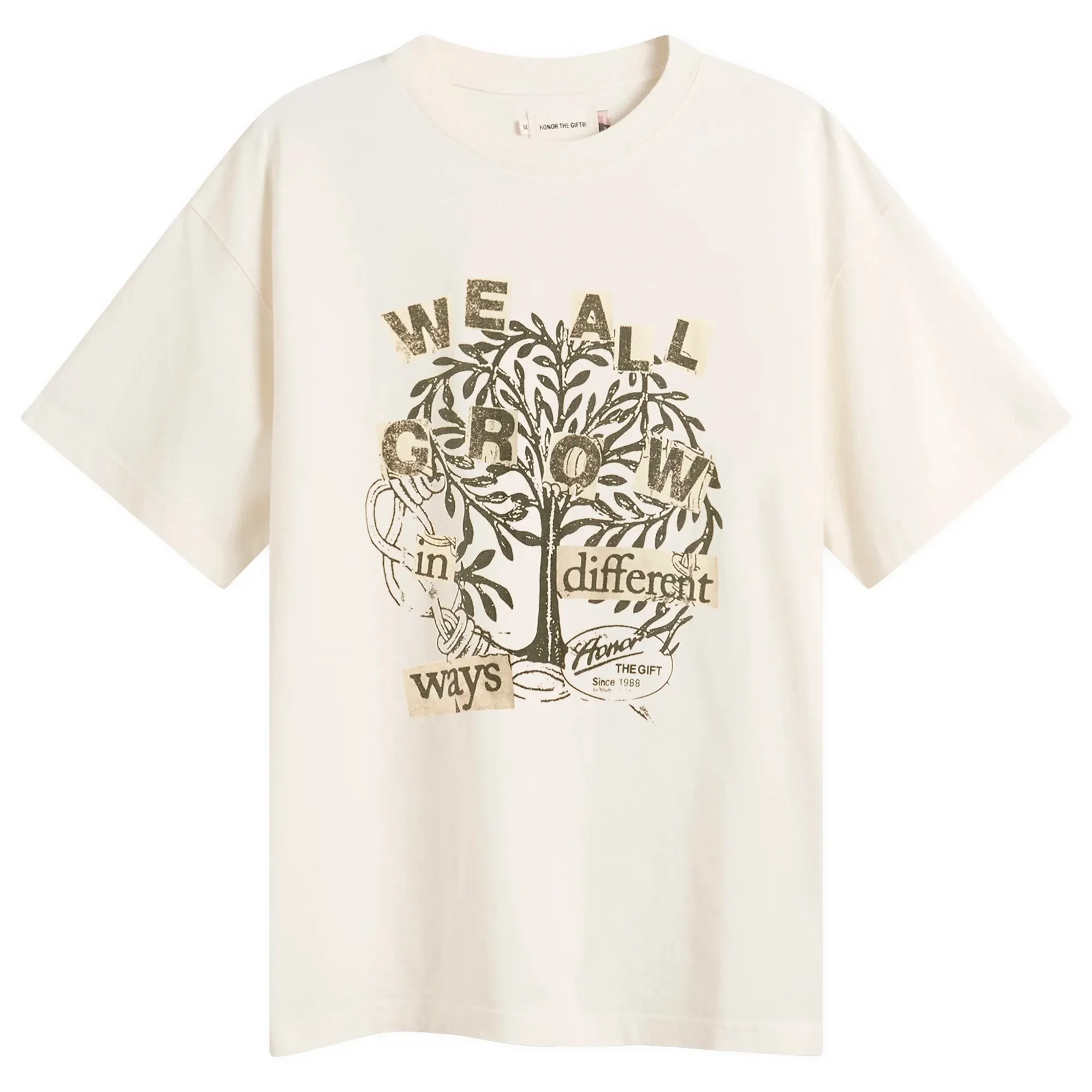 Honor the Gift Men's We All Grow T-Shirt White