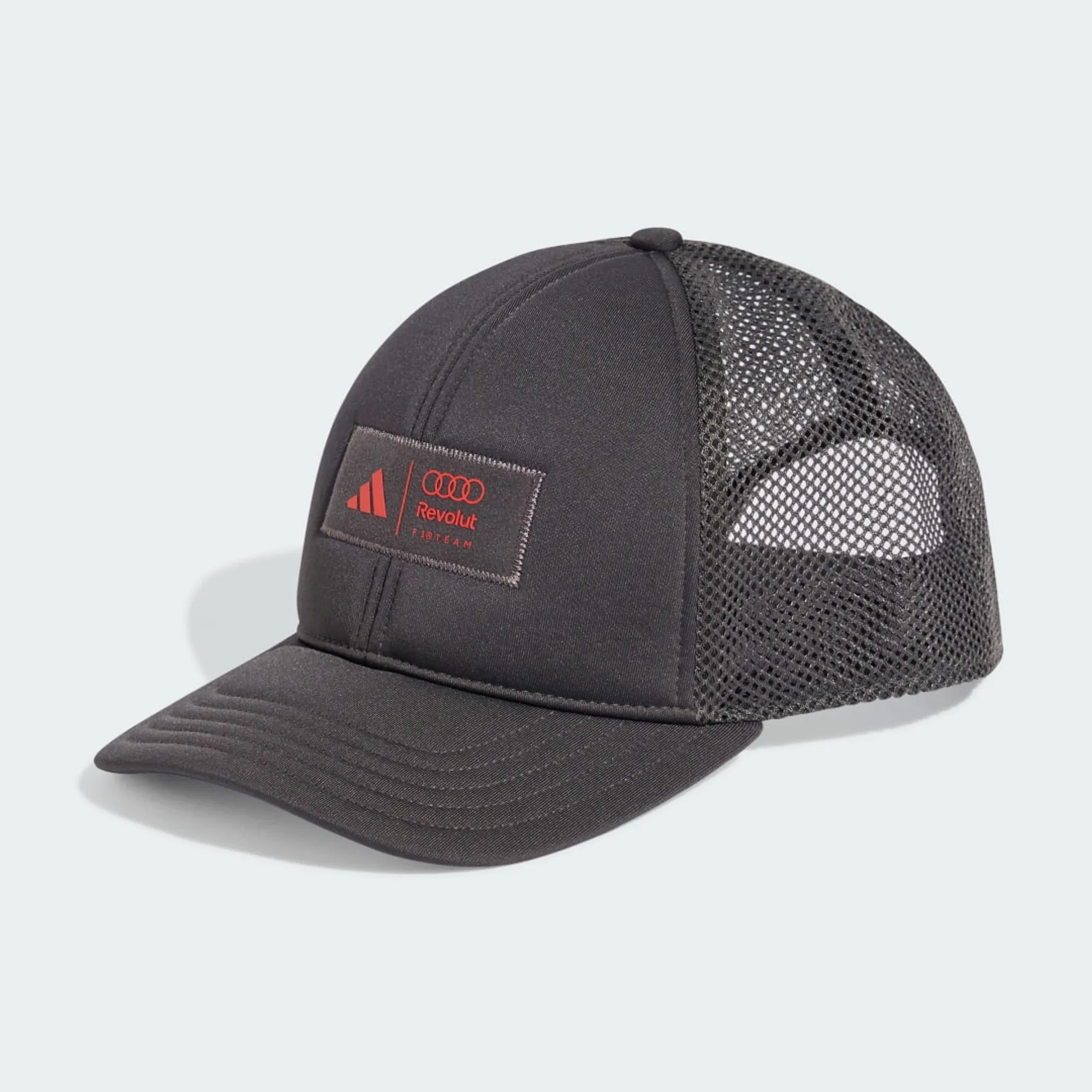 Adidas Performance Audi Formula One Team Trucker Cap In Utility Black