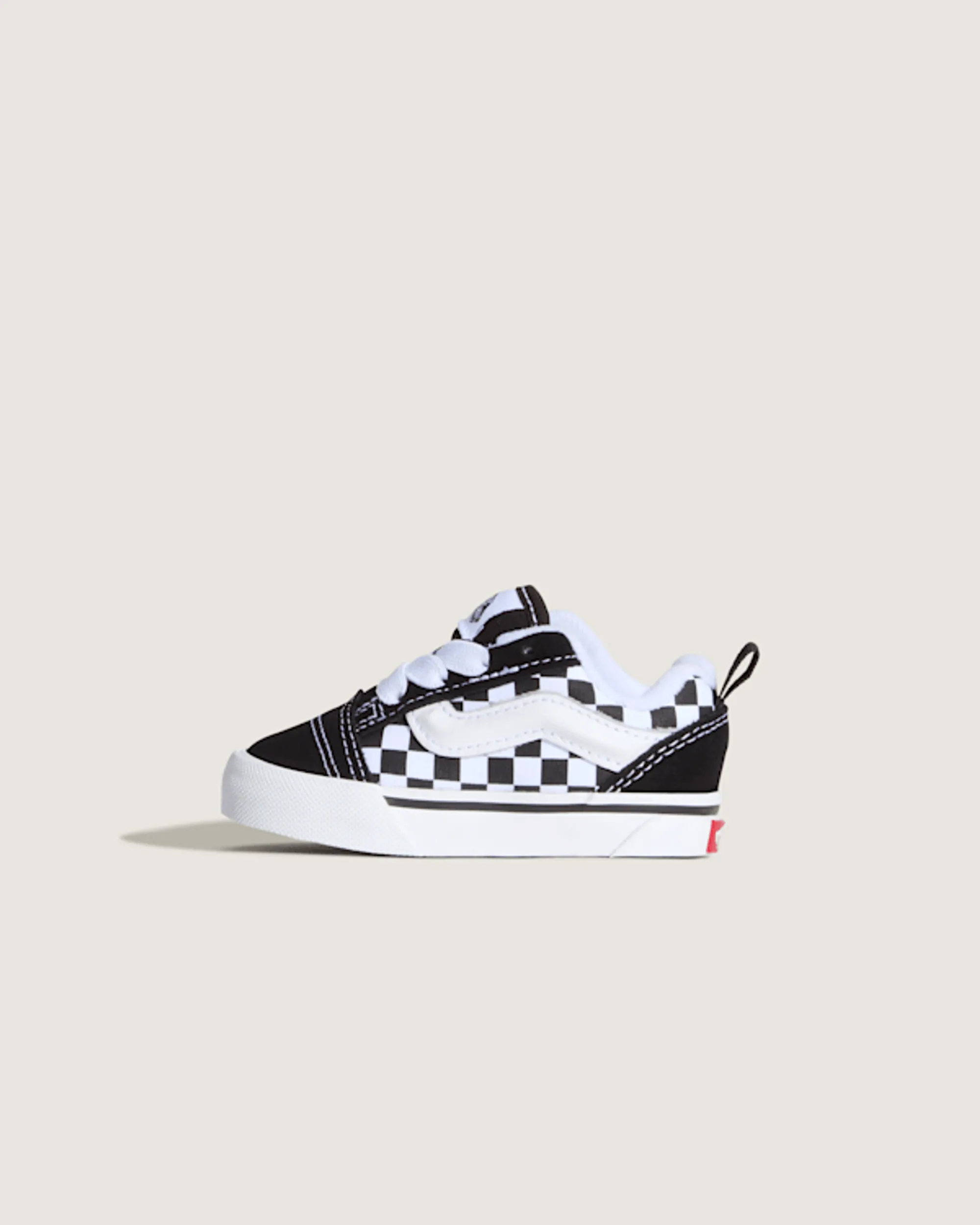 Vans - Toddler Knu Skool Checkerboard Shoes (1-4 Years), Black