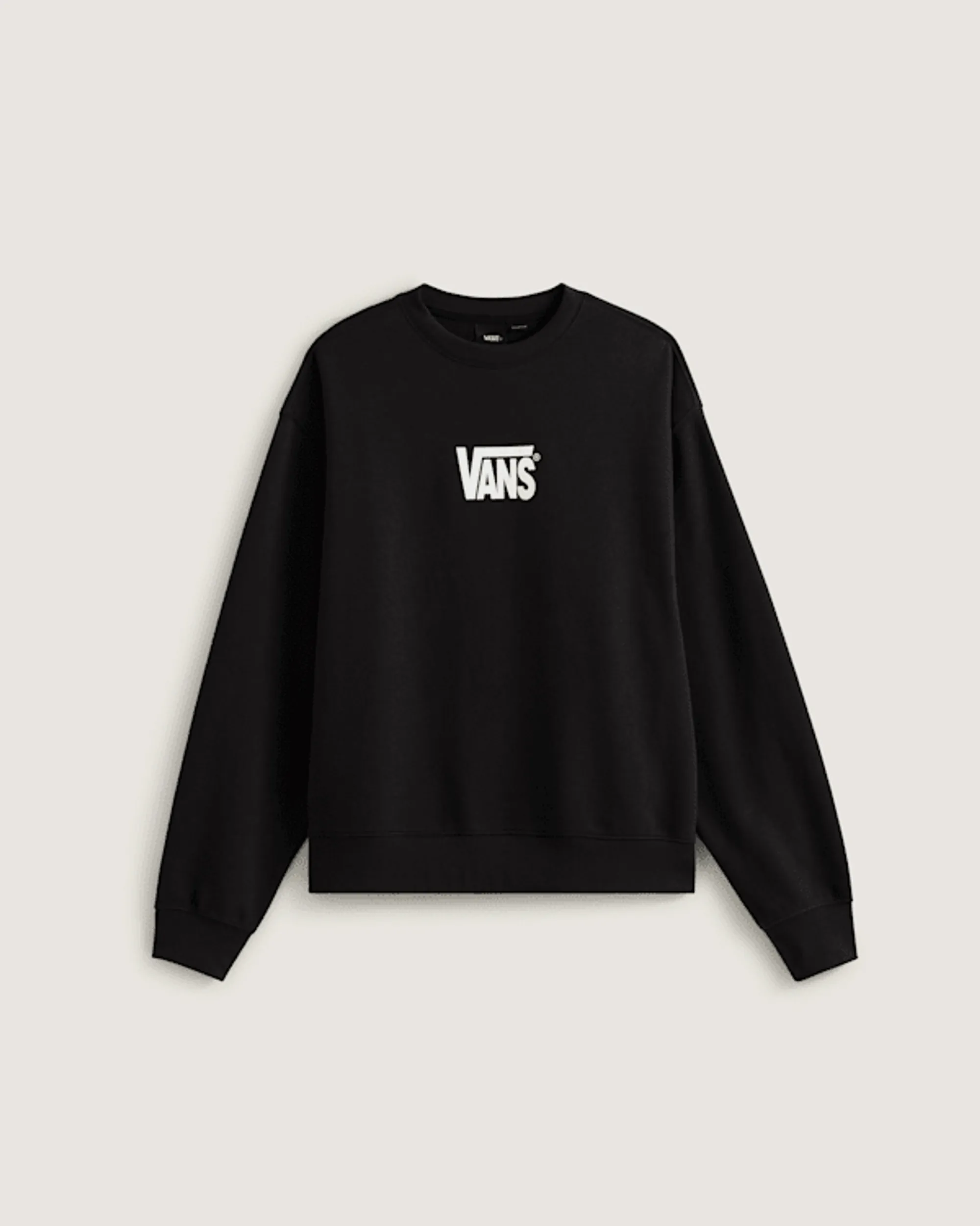 Vans - Stretch Logo Crew Sweatshirt, Man, Black