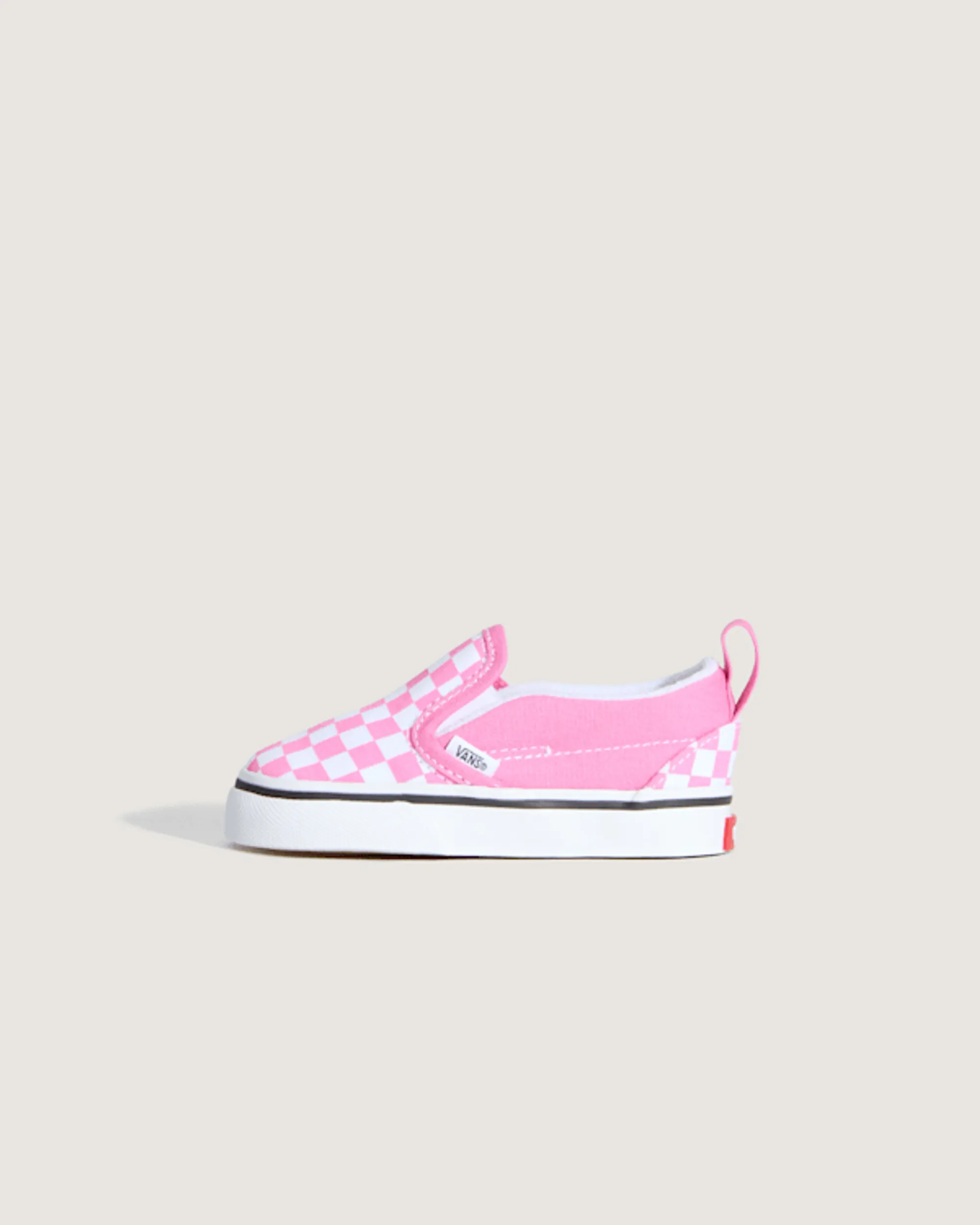 Vans - Toddler Classic Slip-On V Checkerboard Shoes (1-4 Years), Pink