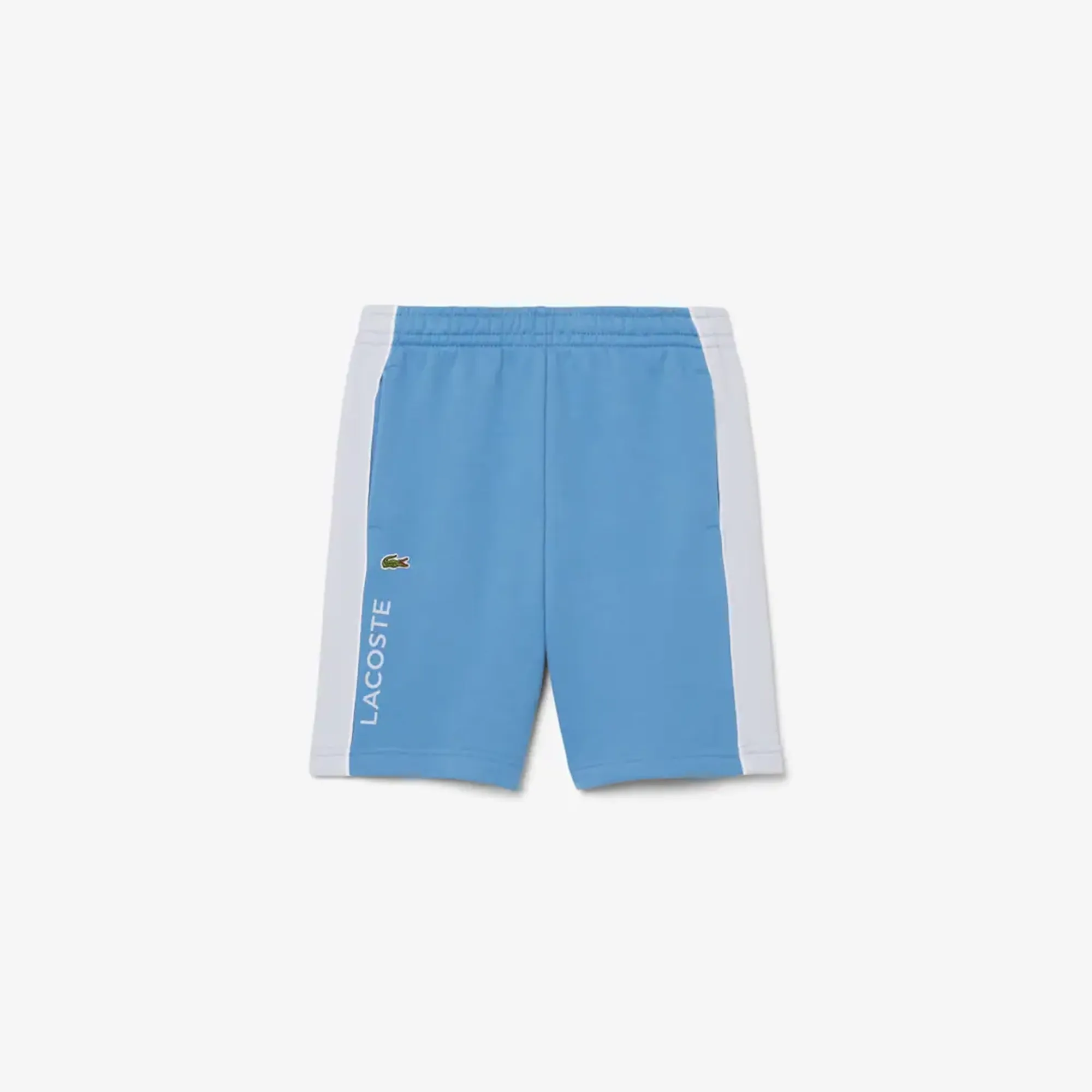 Lacoste Colour-Block Fleece Shorts - Blue