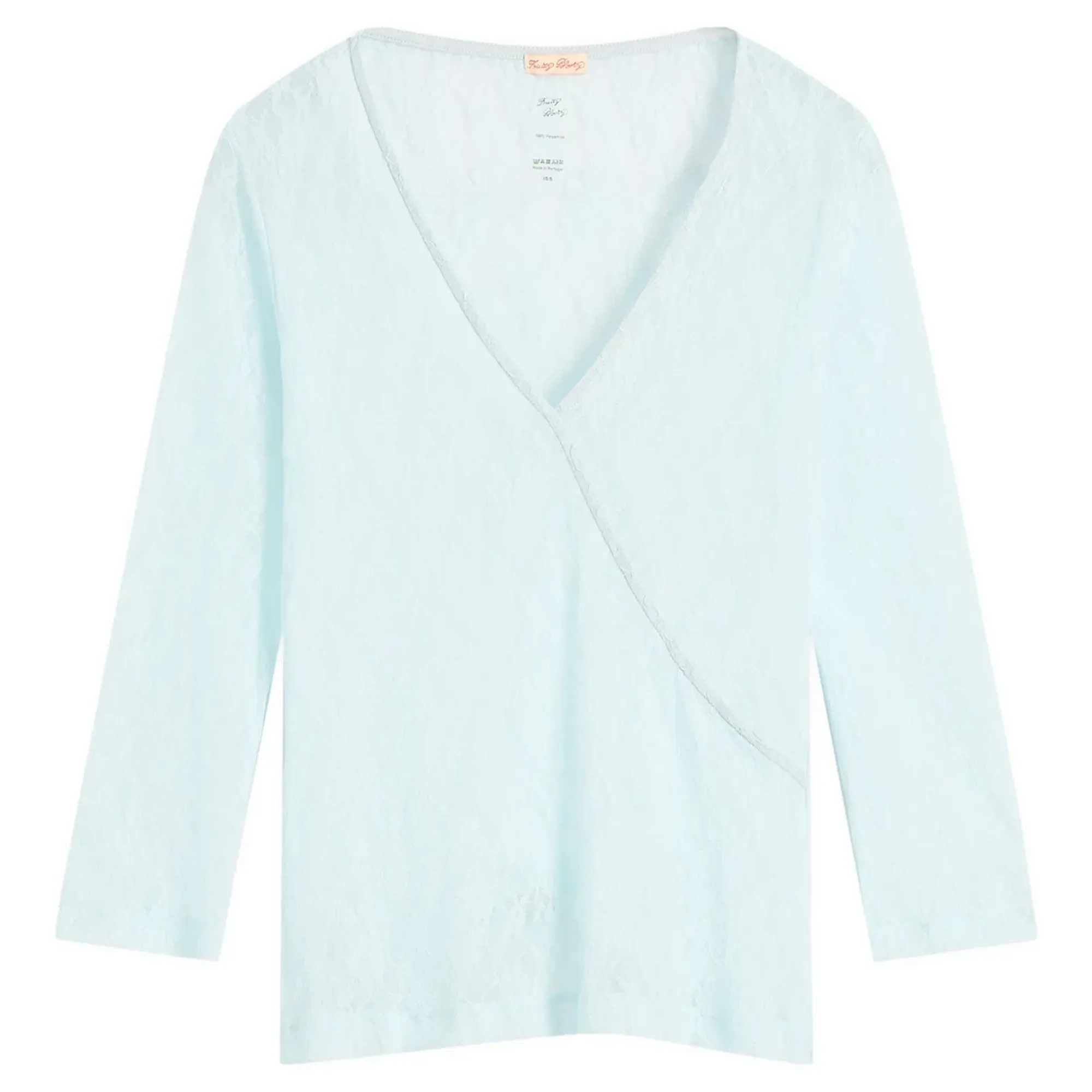 Fruity Booty Women's Lace Wrap Top Ice Blue