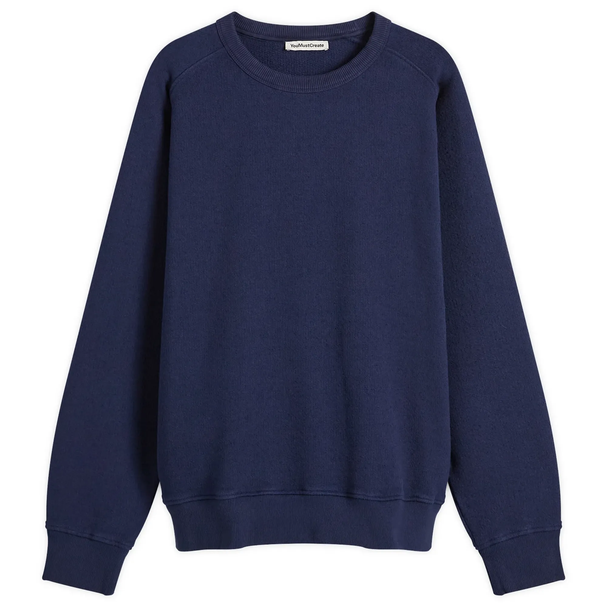 YMC Men's Textured Almost Grown Sweatshirt Navy