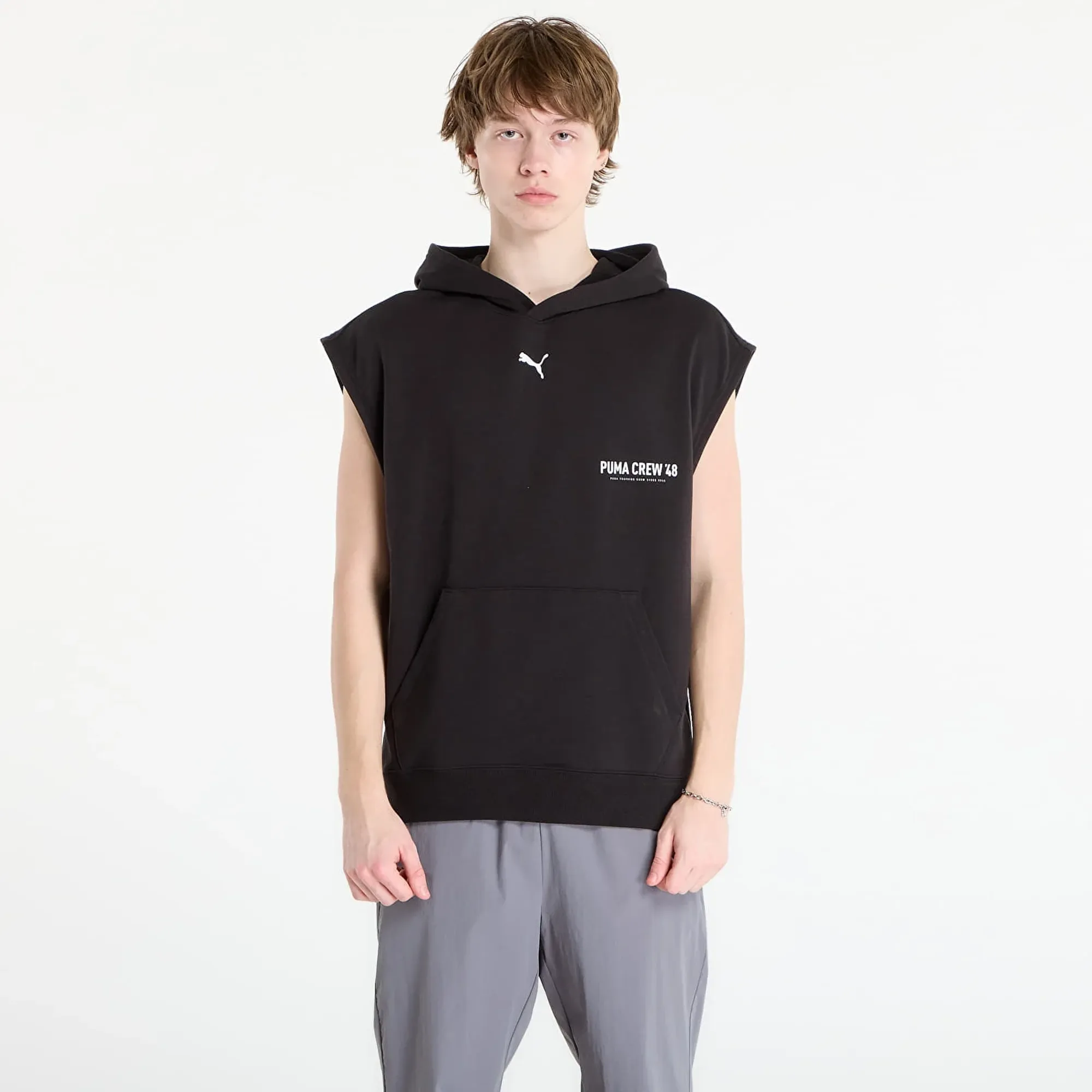 Sweatshirt Puma M Graphics Sleeveless Hoodie Puma Black M