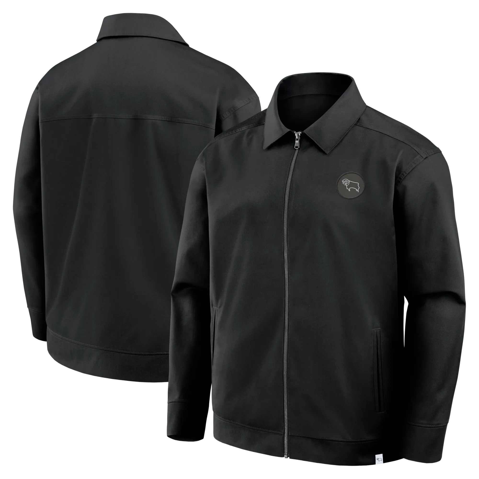 Derby County Work Jacket - Black - Mens