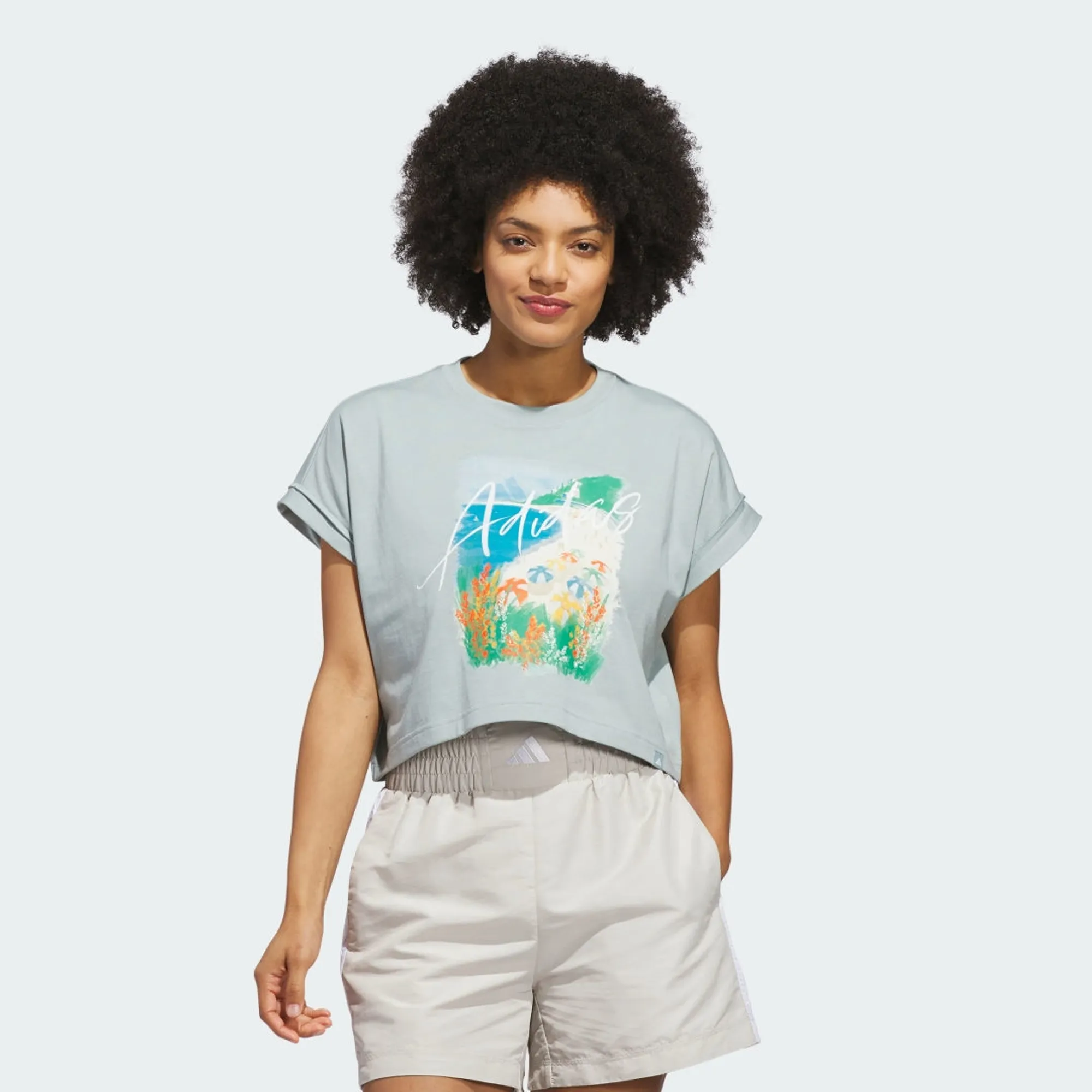 adidas SUMMER ROMANCE GRAPHIC T-SHIRT