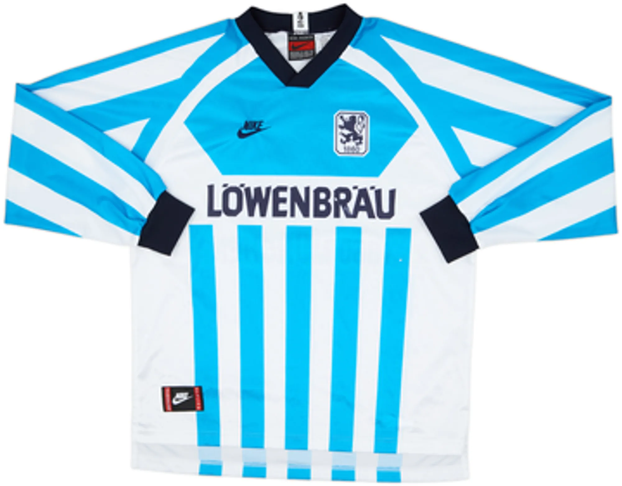 1995-96 1860 Munich Home L/S Shirt Winkler #11 - 6/10 - (XL)