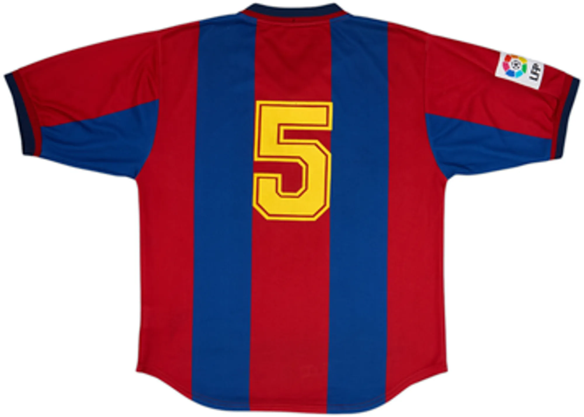 1998-00 Barcelona Home Shirt #5 - 9/10 - (M)