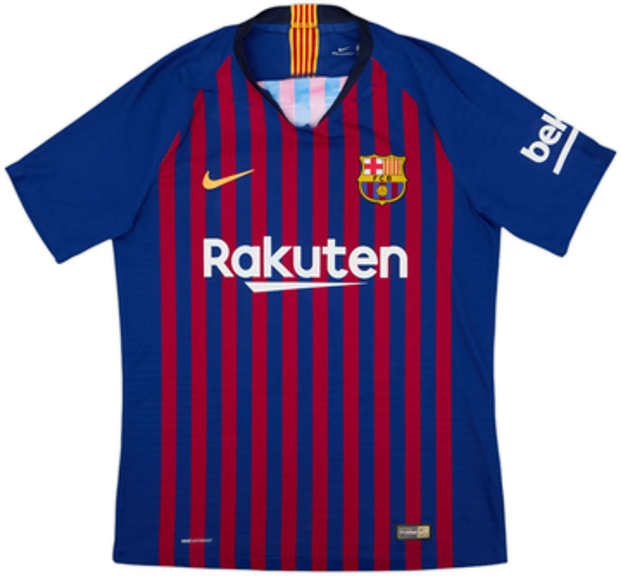 2018-19 Barcelona Authentic Home Shirt Messi #10 - 5/10 - (M)