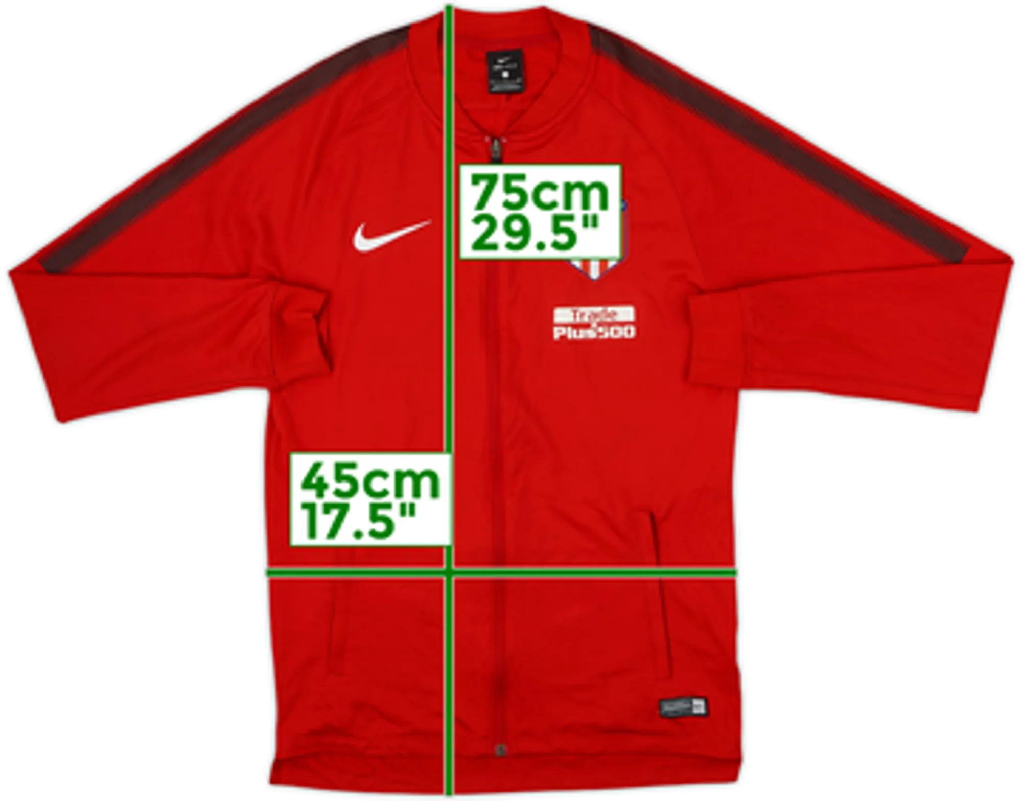 2017-18 Atletico Madrid Nike Track Jacket - 6/10 - (S)