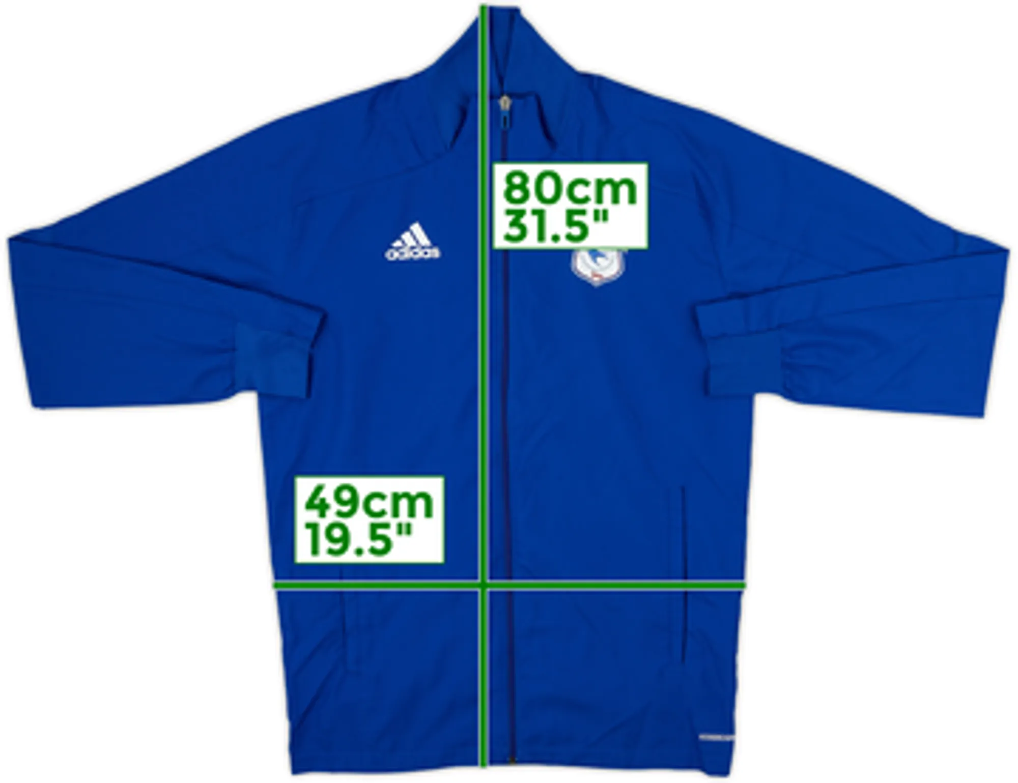 2019-20 Cardiff City adidas Track Jacket - 8/10 - (S)