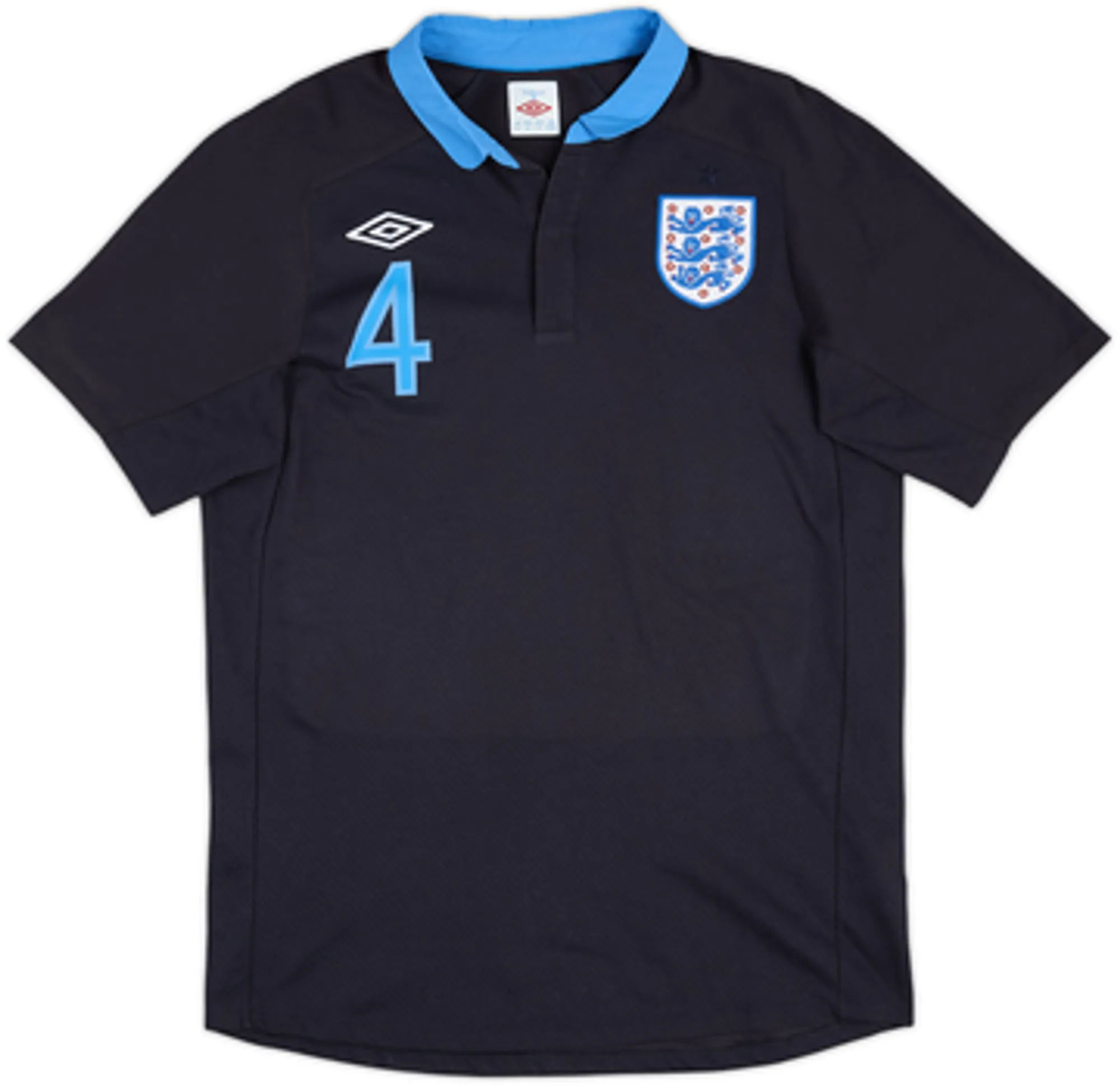 2011-12 England Away Shirt Gerrard #4EL