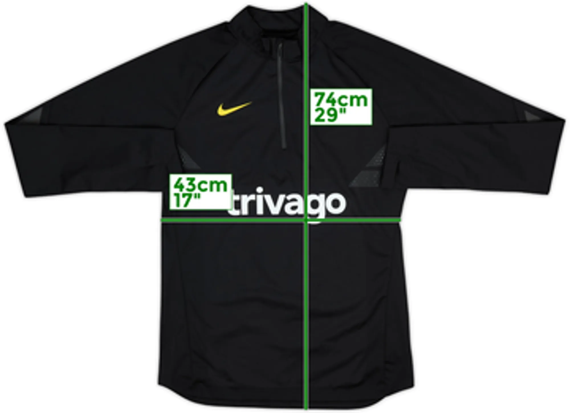 2021-22 Chelsea Nike 1/4 Zip Training Top - 8/10 - (S)
