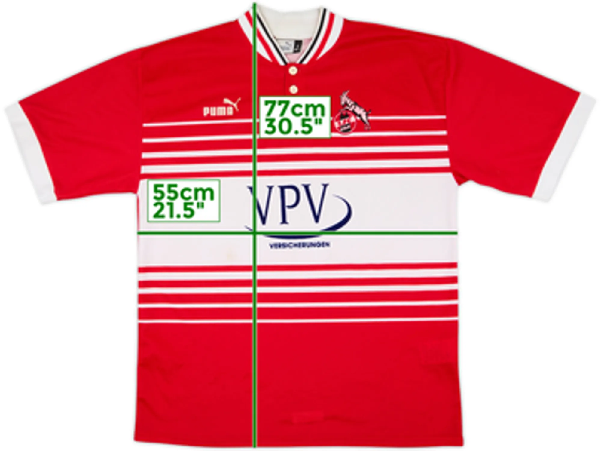 1999-00 FC Koln Home Shirt - 6/10 - (L)