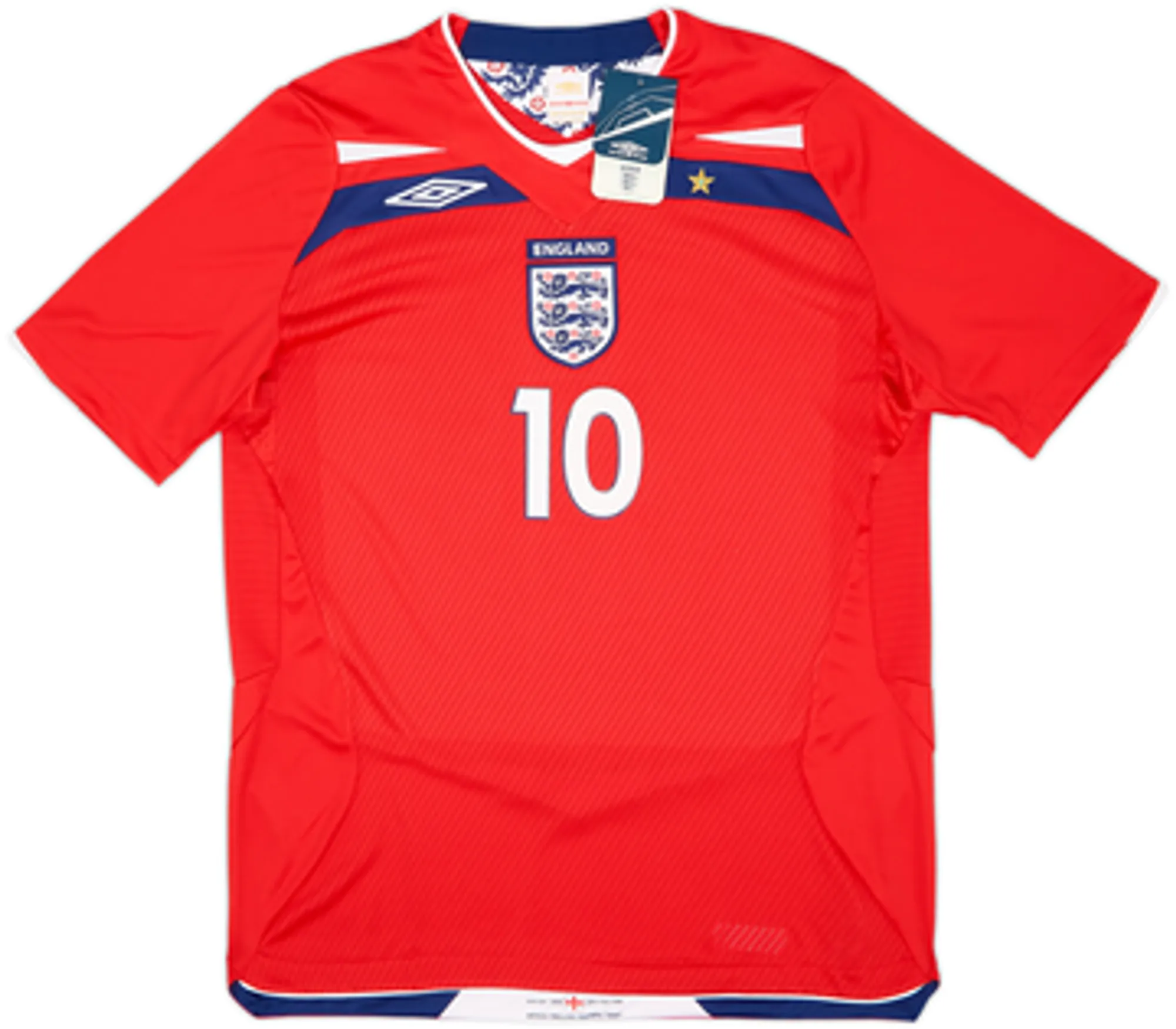 2008-10 England Away Shirt Rooney #10 (L)