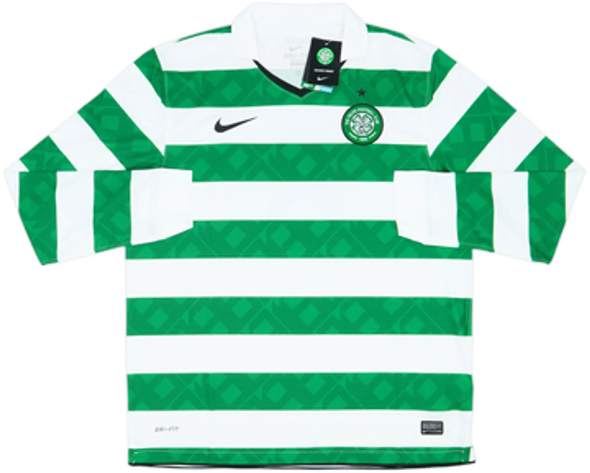 2010-12 Celtic Home L/S Shirt Brown #8 (3XL)