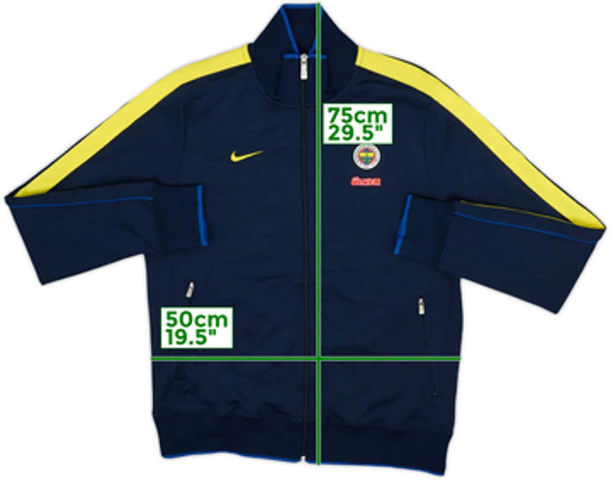 2013-14 Fenerbahce Basketball Nike Track Jacket - 10/10 - (L)