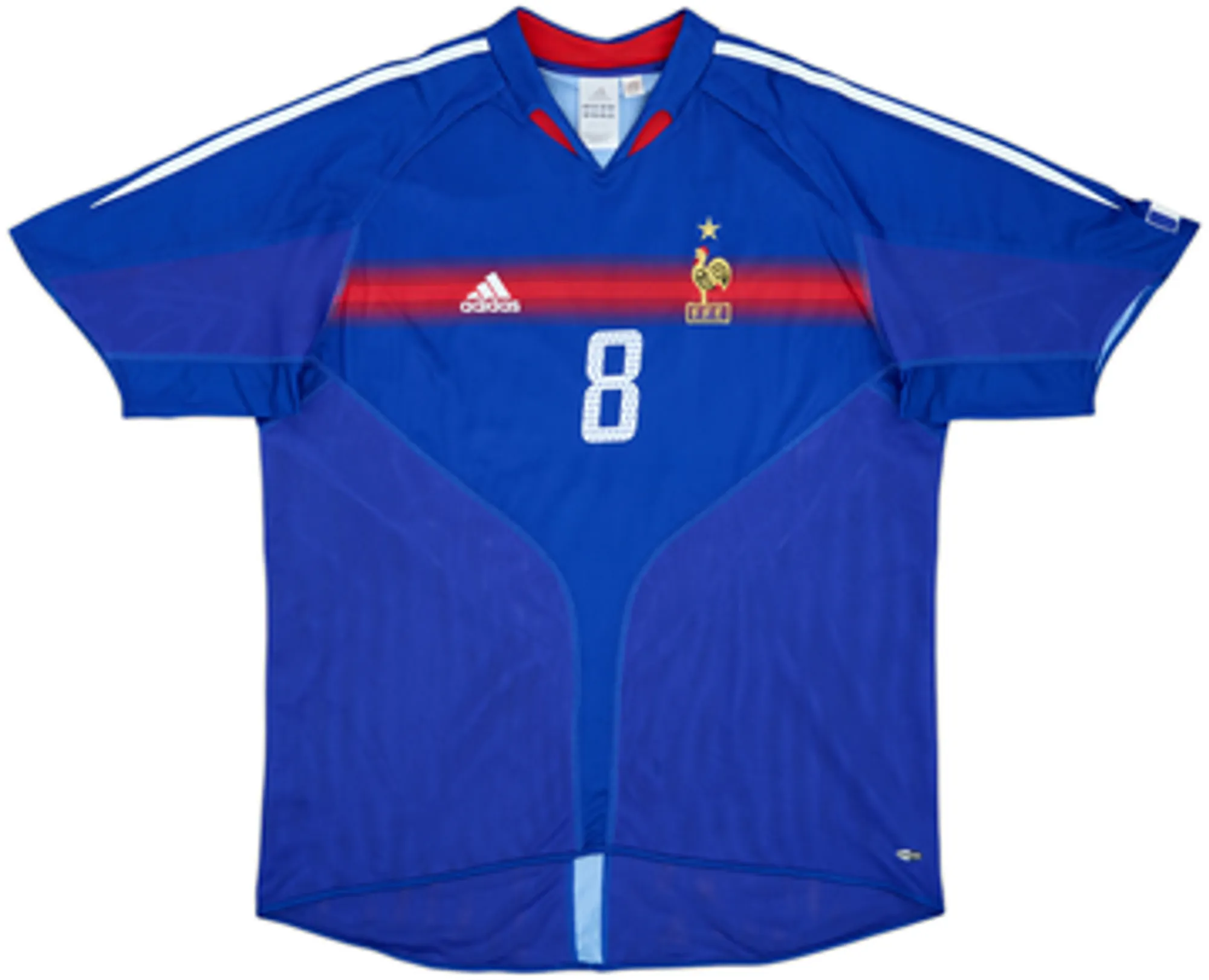 2004-06 France Home Shirt Desailly #8 - 9/10 - (XL)