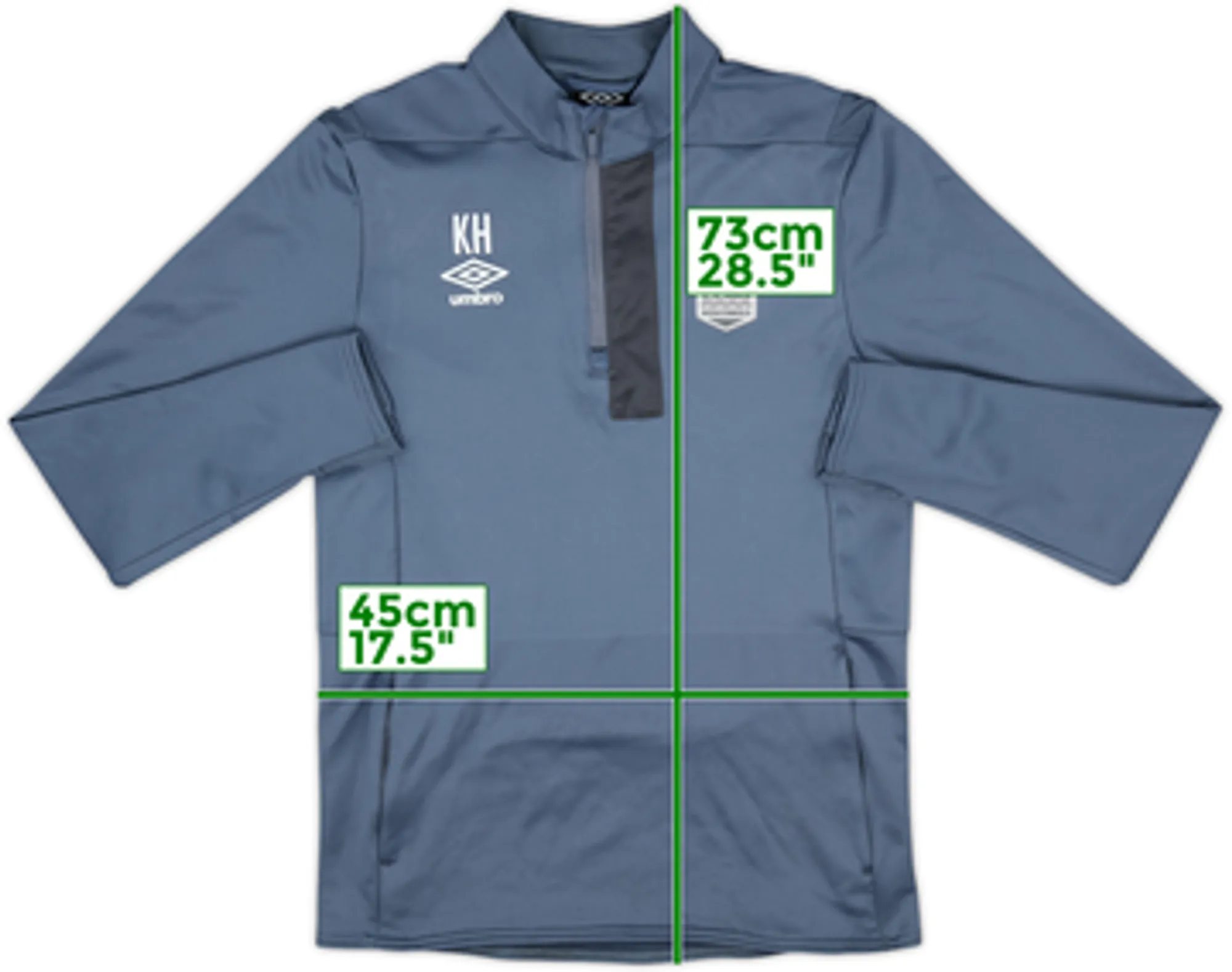 2018-19 Ipswich Staff Issue Umbro 1/4 Zip Drill Top KH - 10/10 - (XL)