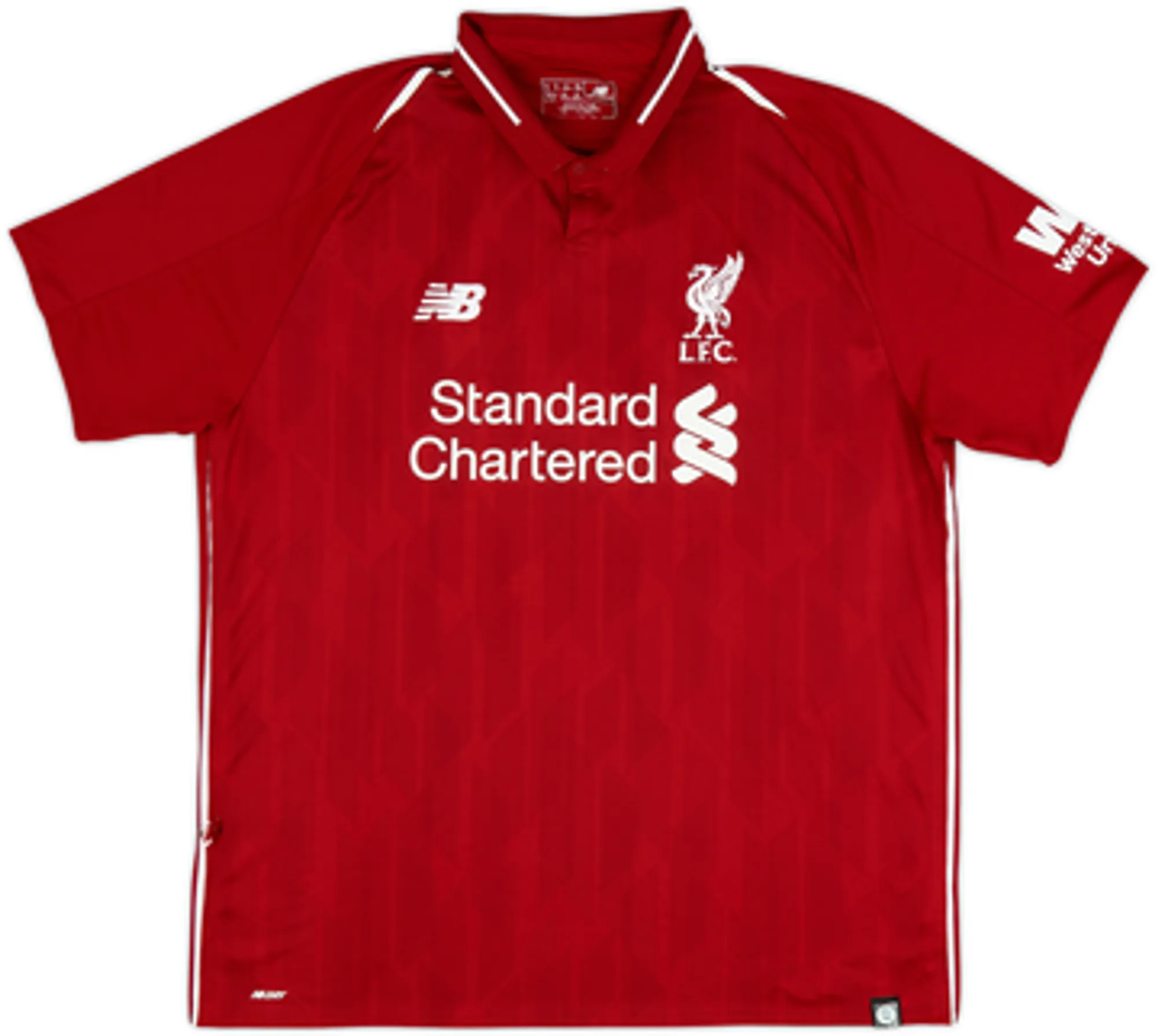 2018-19 Liverpool Home Shirt Virgil #4 - 4/10 - (XL)