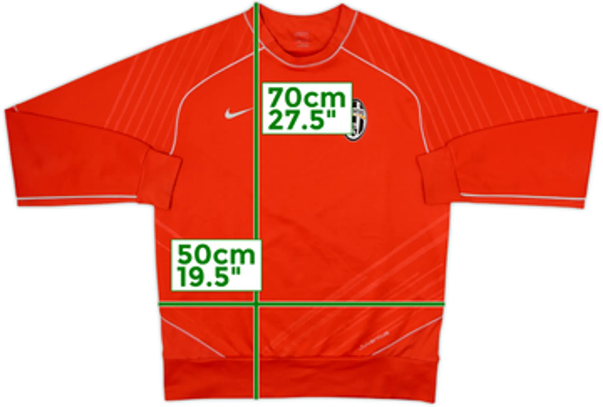 2007-08 Juventus Nike Sweat Top - 6/10 - (M)