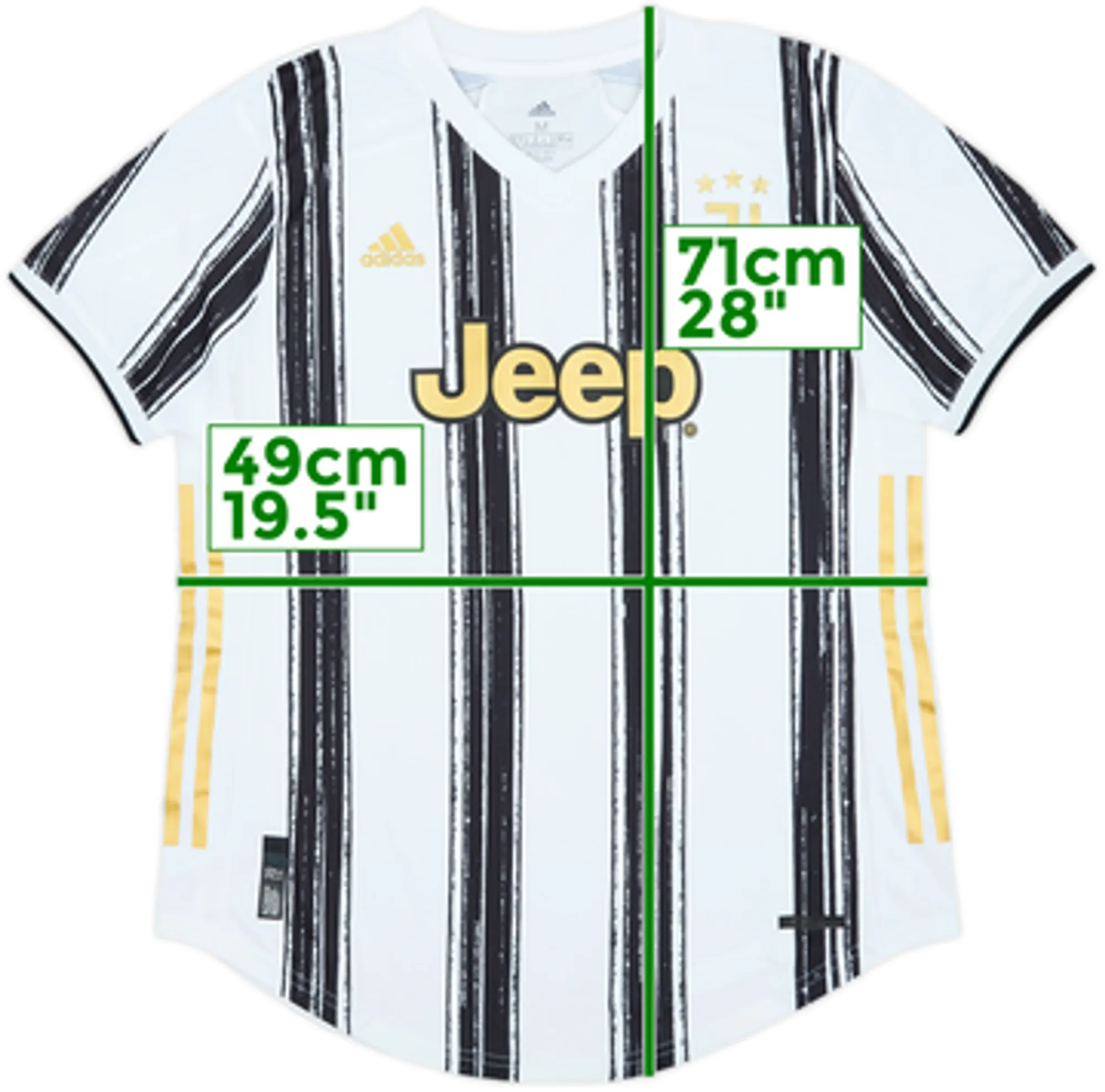 2020-21 Juventus Authentic Home Shirt - 9/10 - (Women's M)