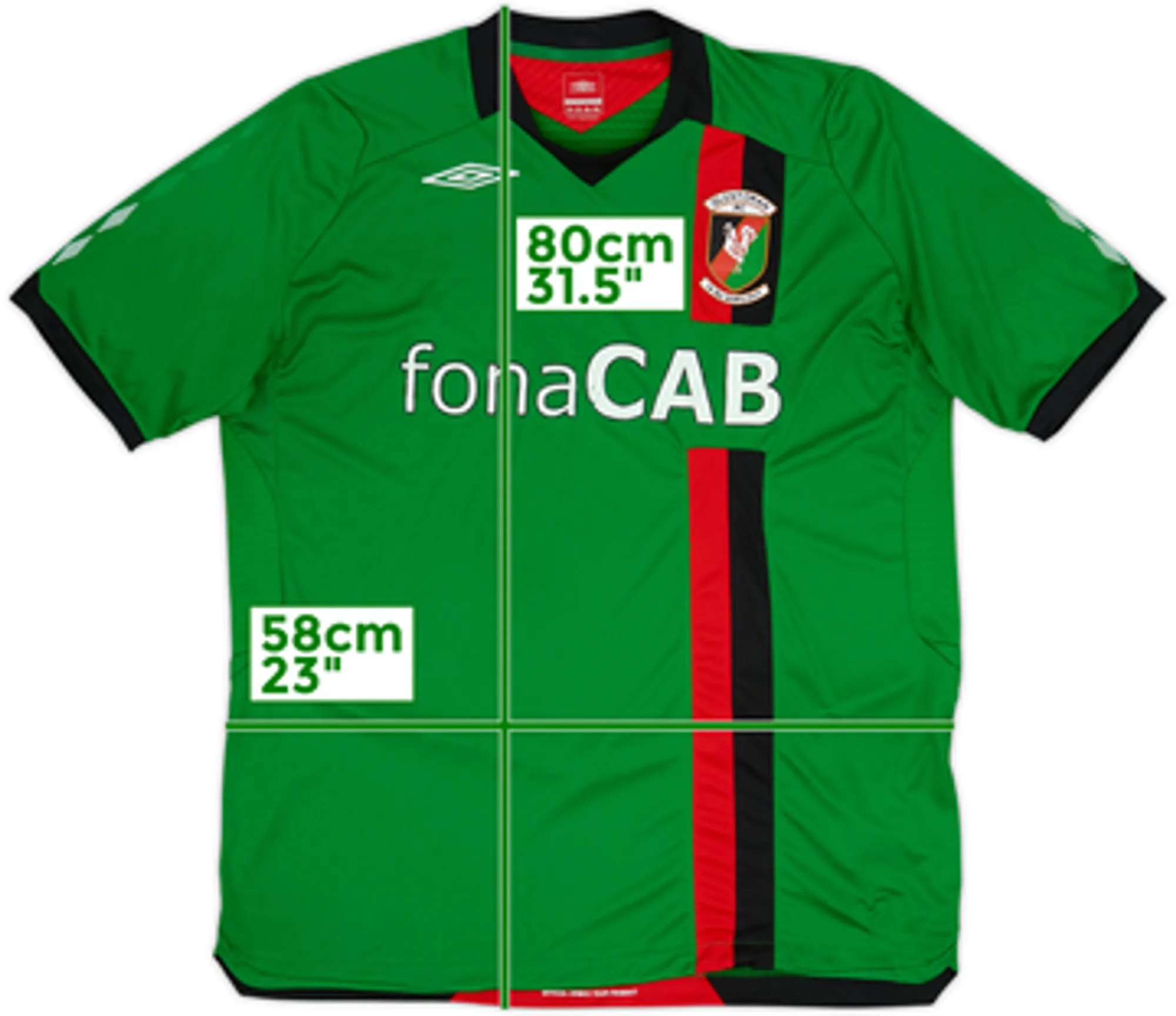 2008-09 Glentoran Home Shirt - 6/10 - (XL)