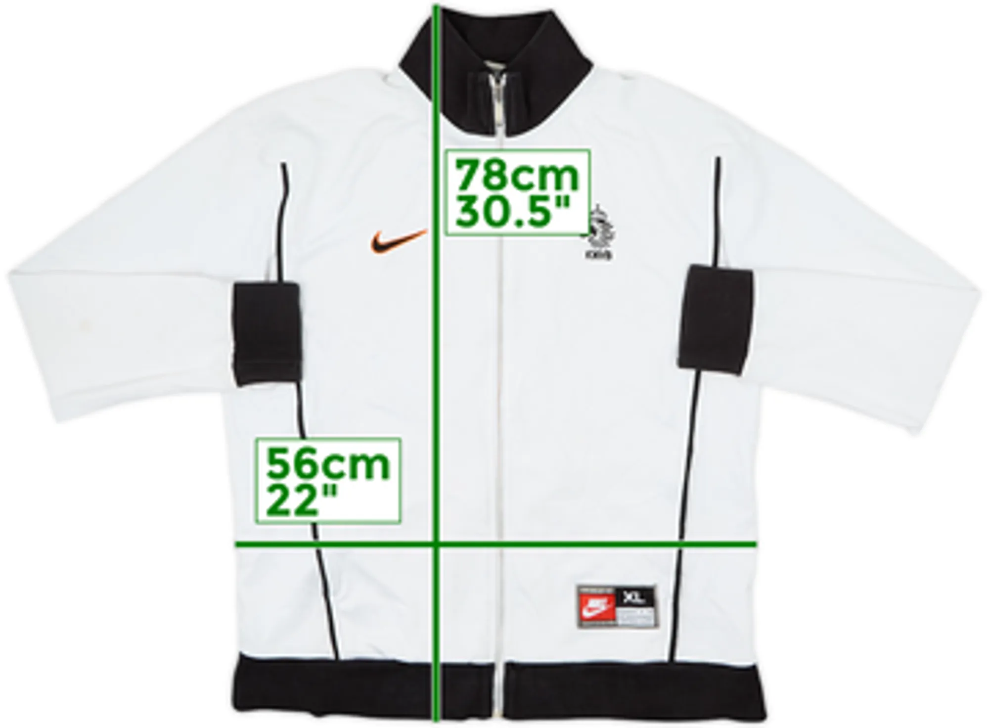 2008 Netherlands Nike Retro 1998 Track Jacket - 6/10 - (XL)