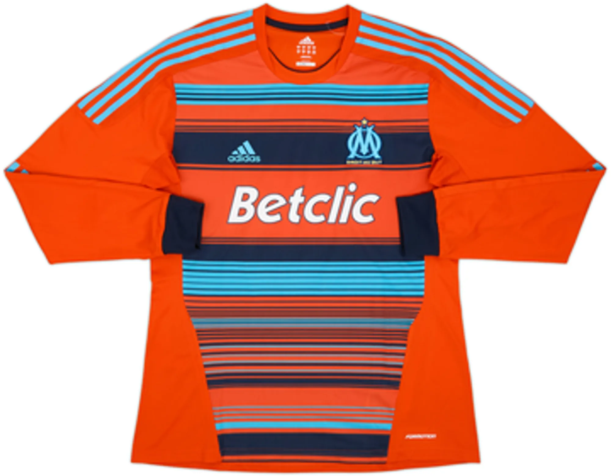 2011-12 Olympique Marseille Authentic Third L/S Shirt Lucho #8 - 10/10 - (XL)