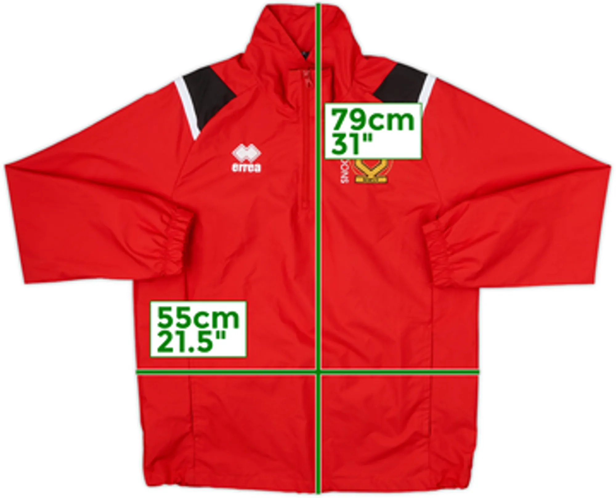 2017-18 MK Dons Errea 1/4 Zip Training Top - 8/10 - (S)