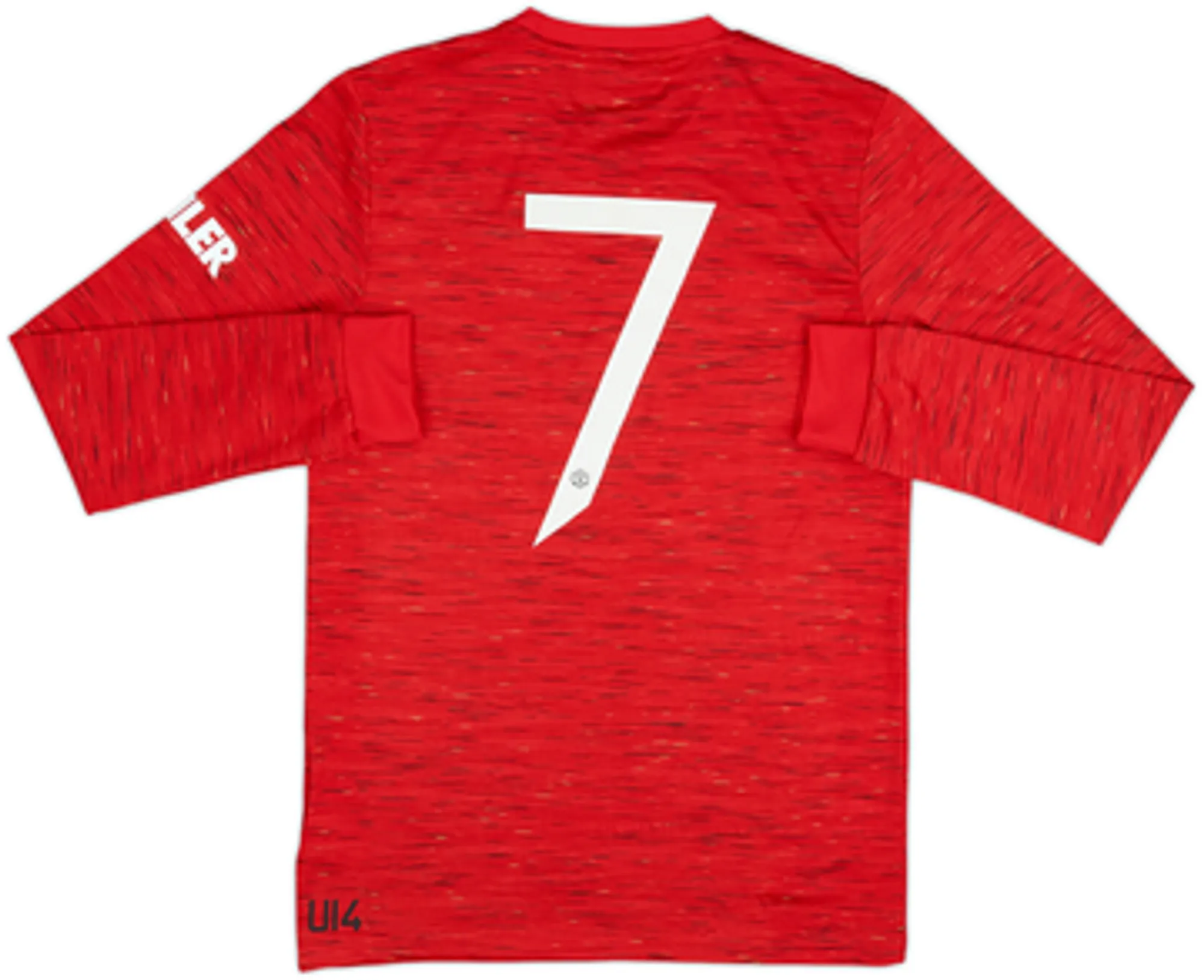 2020-21 Manchester United Home L/S Shirt #7 - 10/10 - (S)