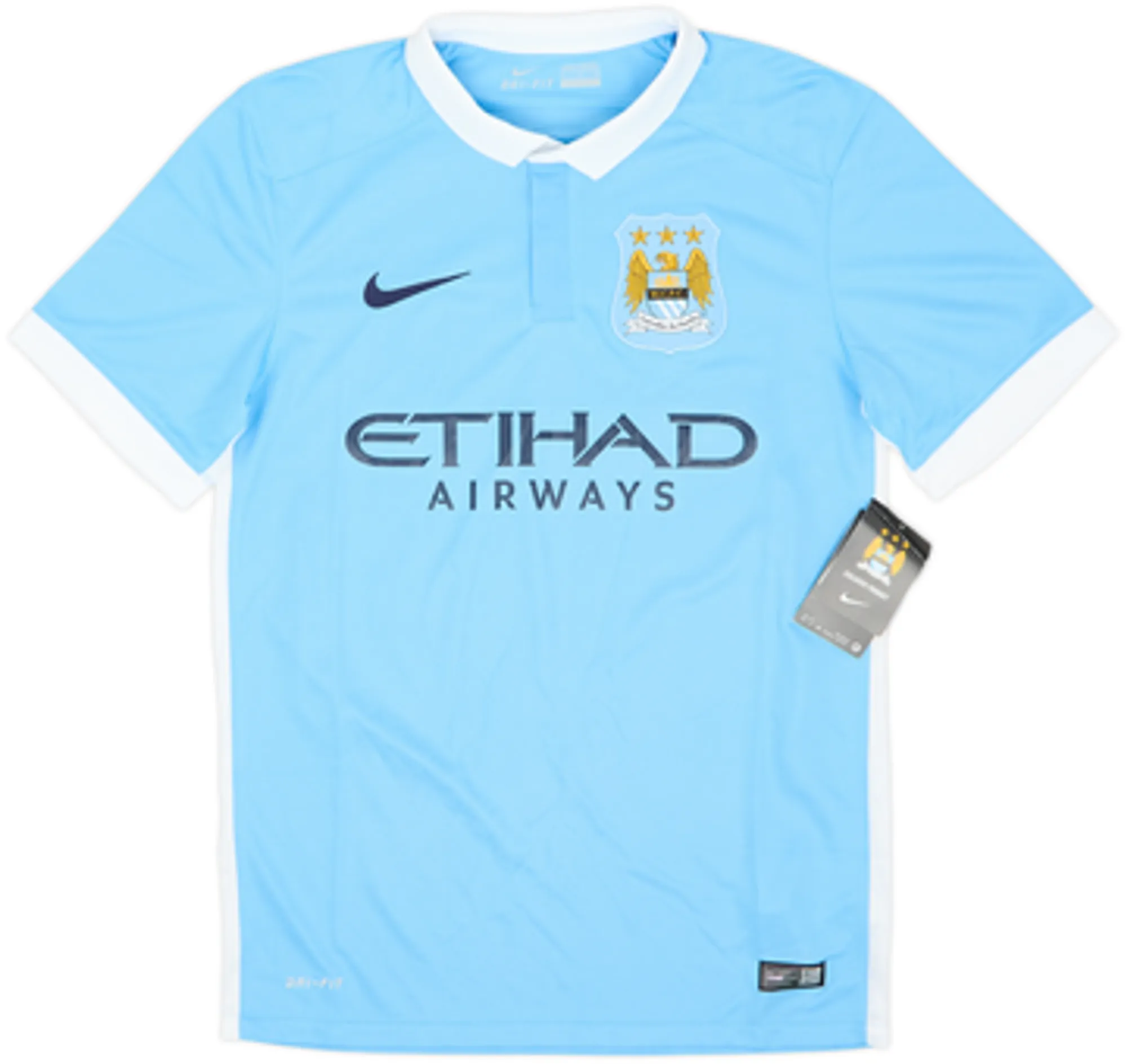 2015-16 Manchester City Home Shirt Toure Yaya #42 (S)