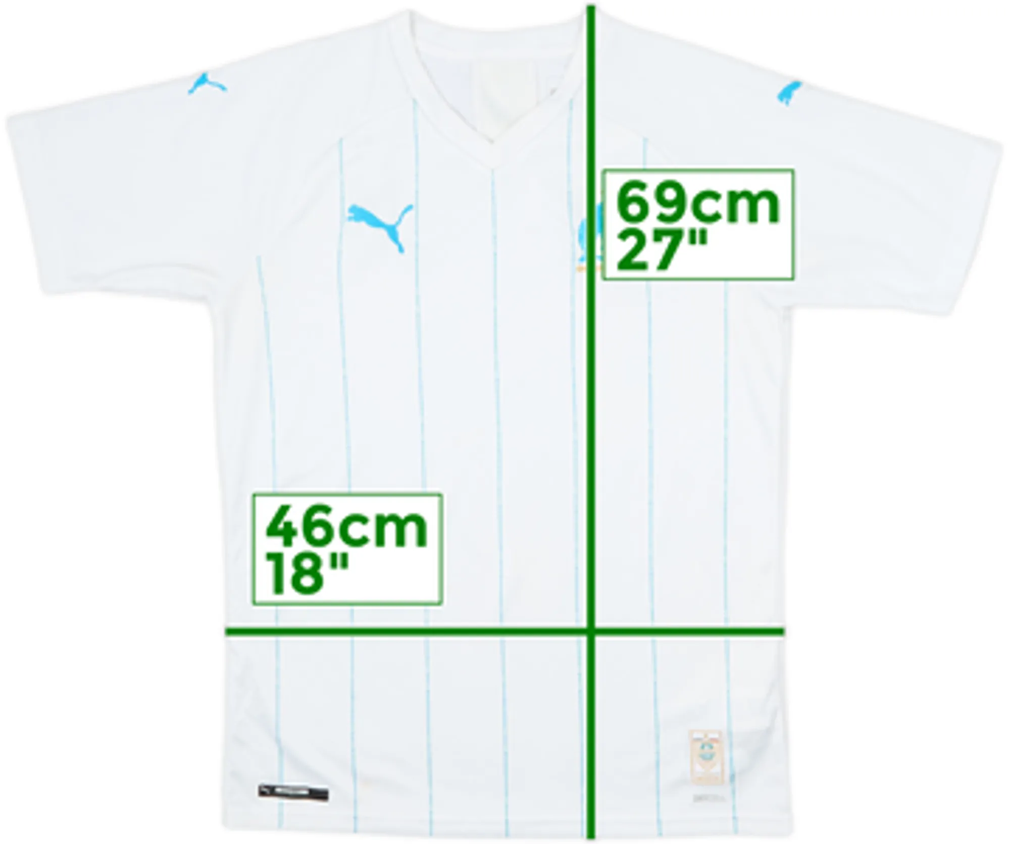 2019-20 Olympique Marseille Home Shirt - 8/10 - (S)