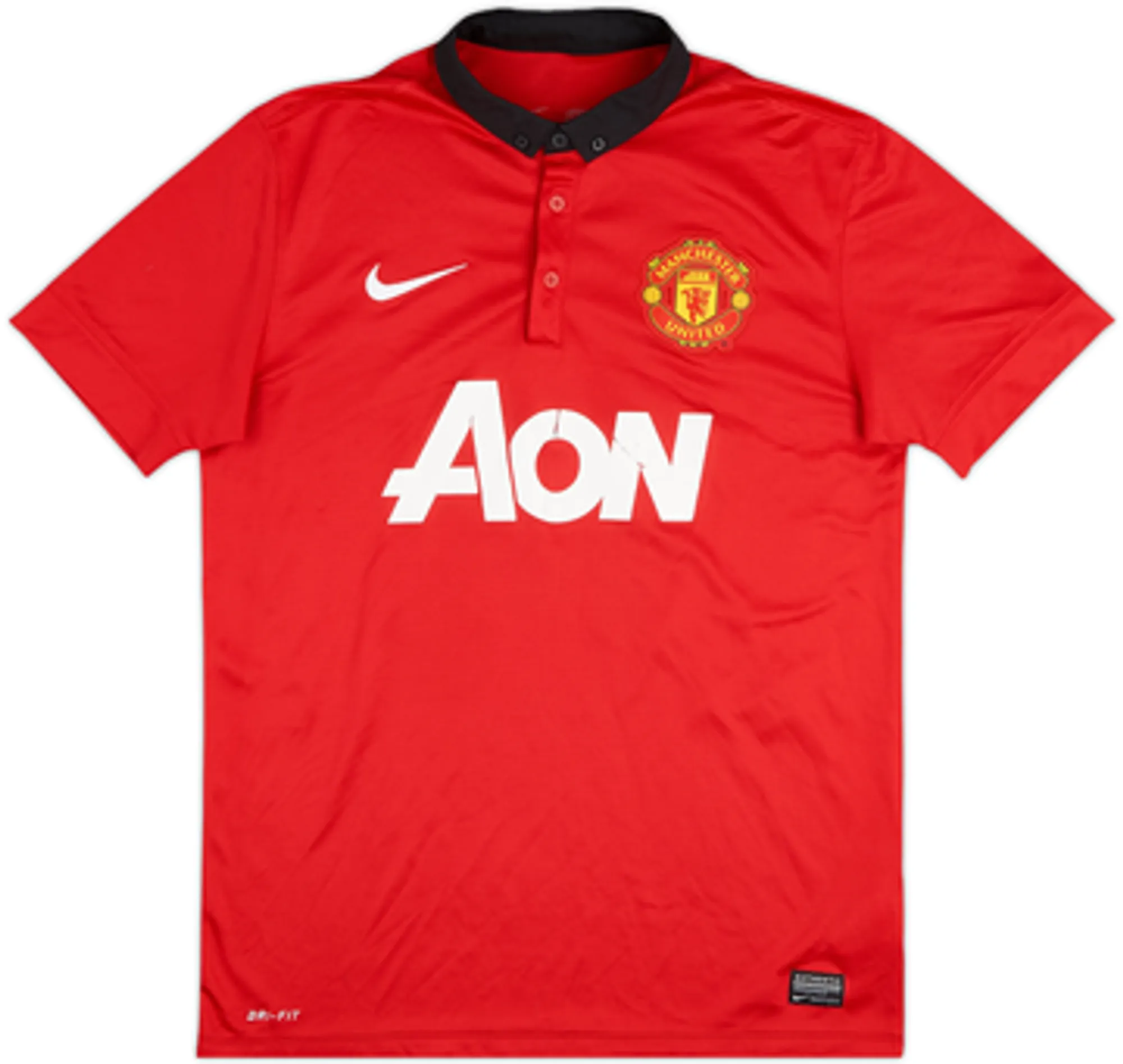 2013-14 Manchester United Home Shirt Carrick #16 - 5/10 - (L)