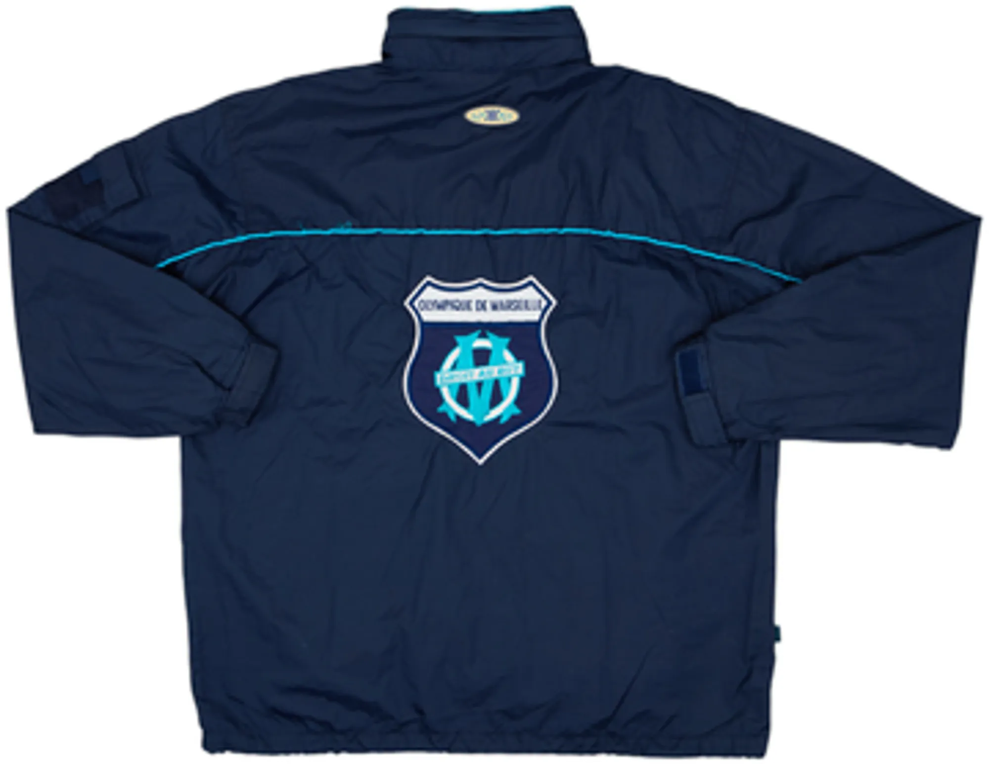 1990s Olympique Marseille Hooded Rain Jacket - 8/10 - (XL)