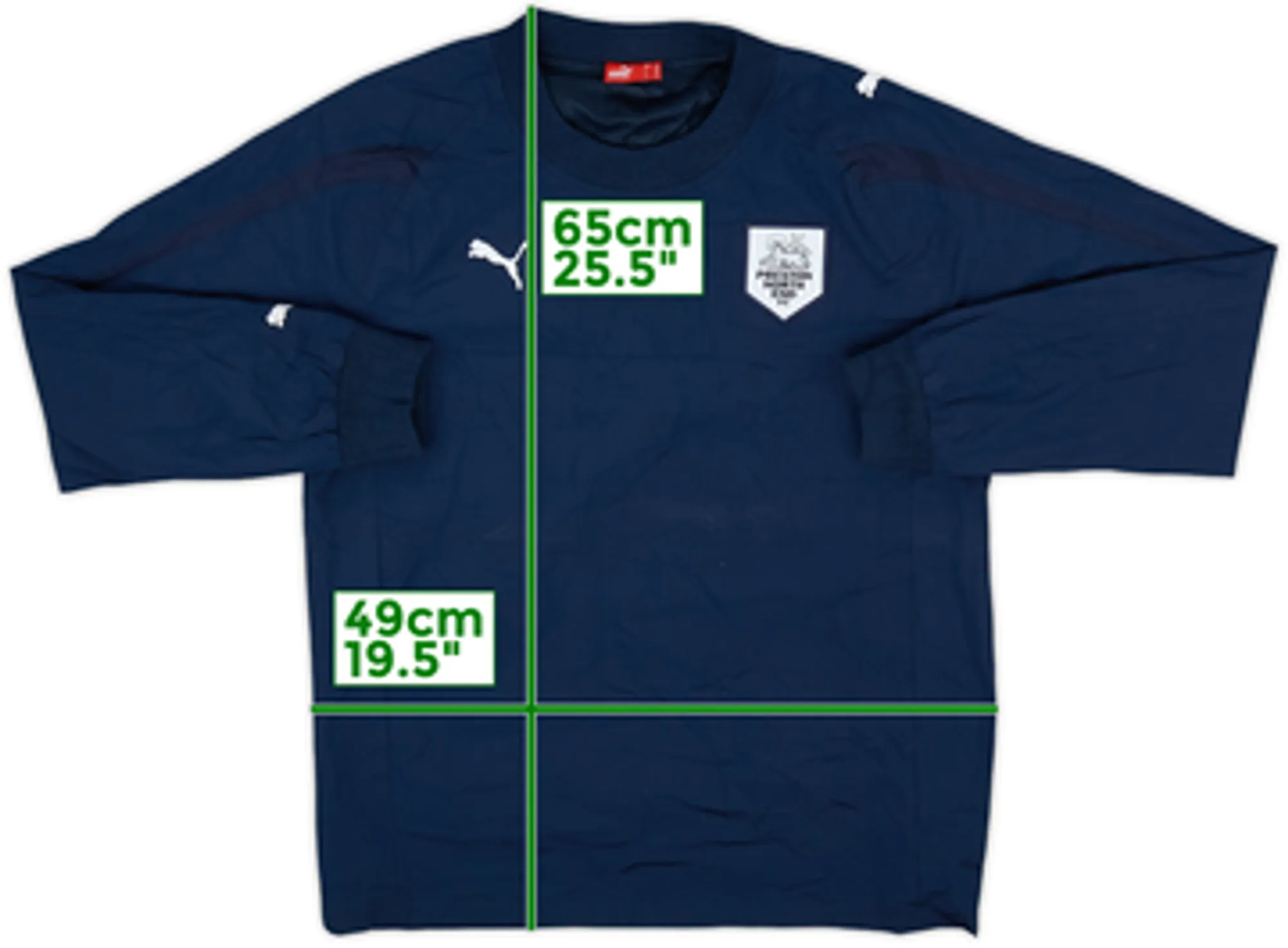 2010-11 Preston North End Puma Drill Top - 7/10 - (XL.Boys)