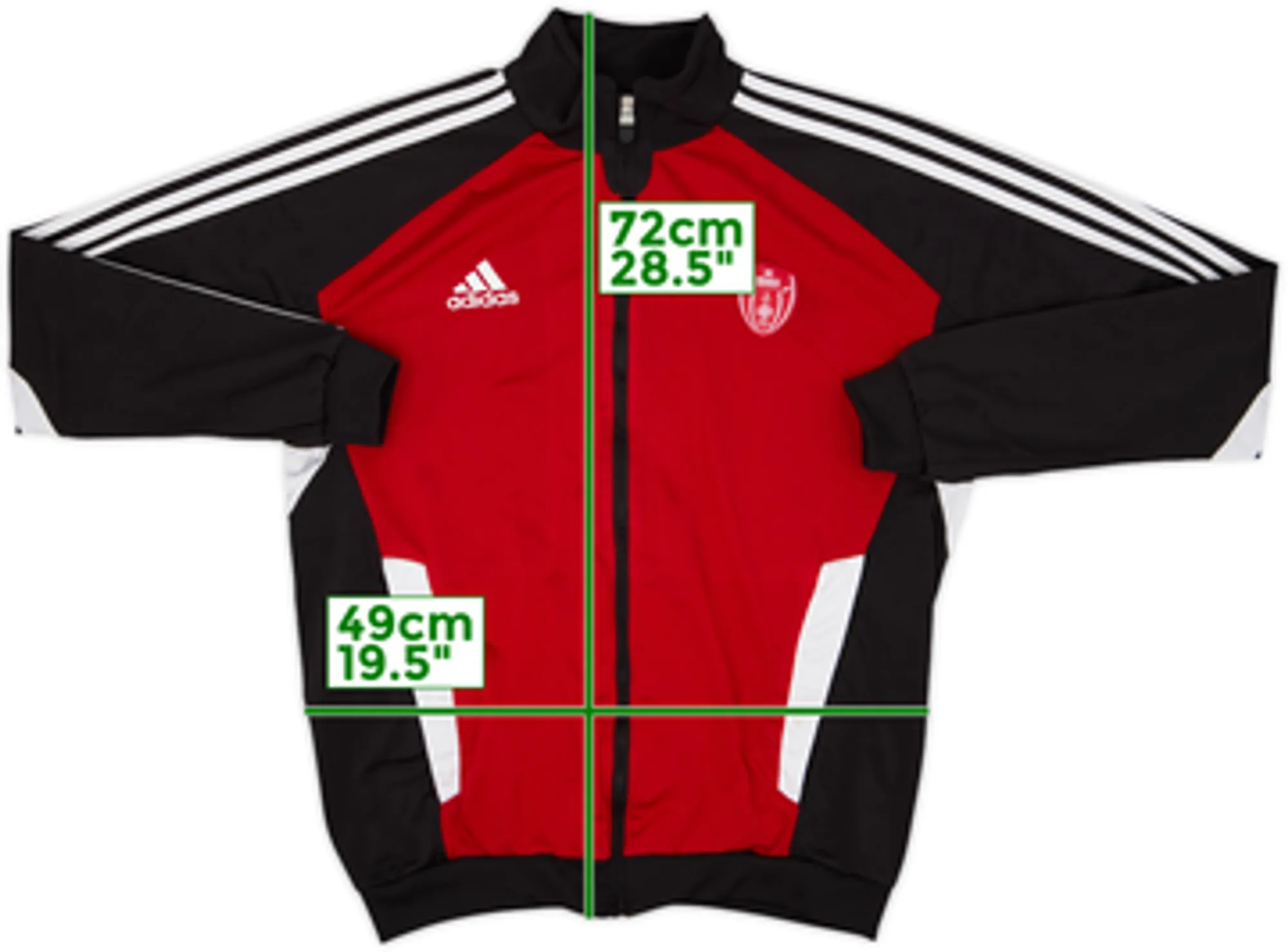 2010-11 Monza adidas Track Jacket - 8/10 - (M/L)