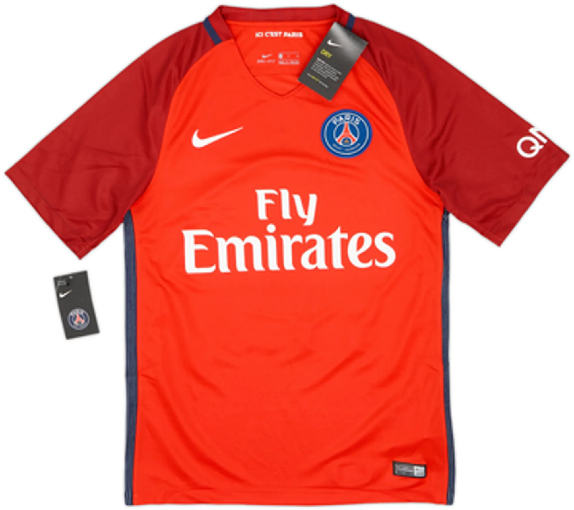 2016-17 Paris Saint-Germain Away Shirt Cavani #9 (S)