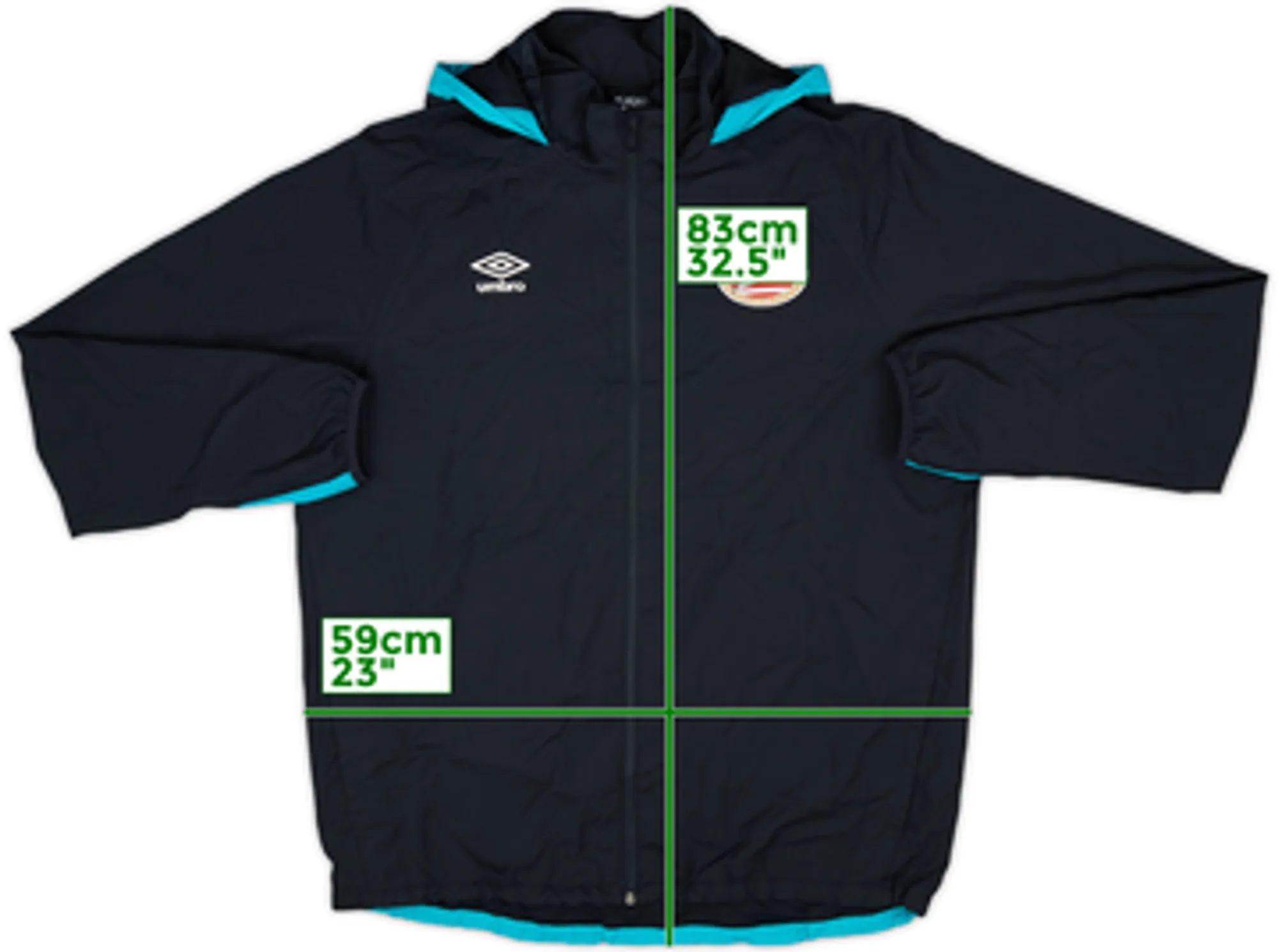 2016-17 PSV Umbro Hooded Track Jacket - 10/10 - (XL)