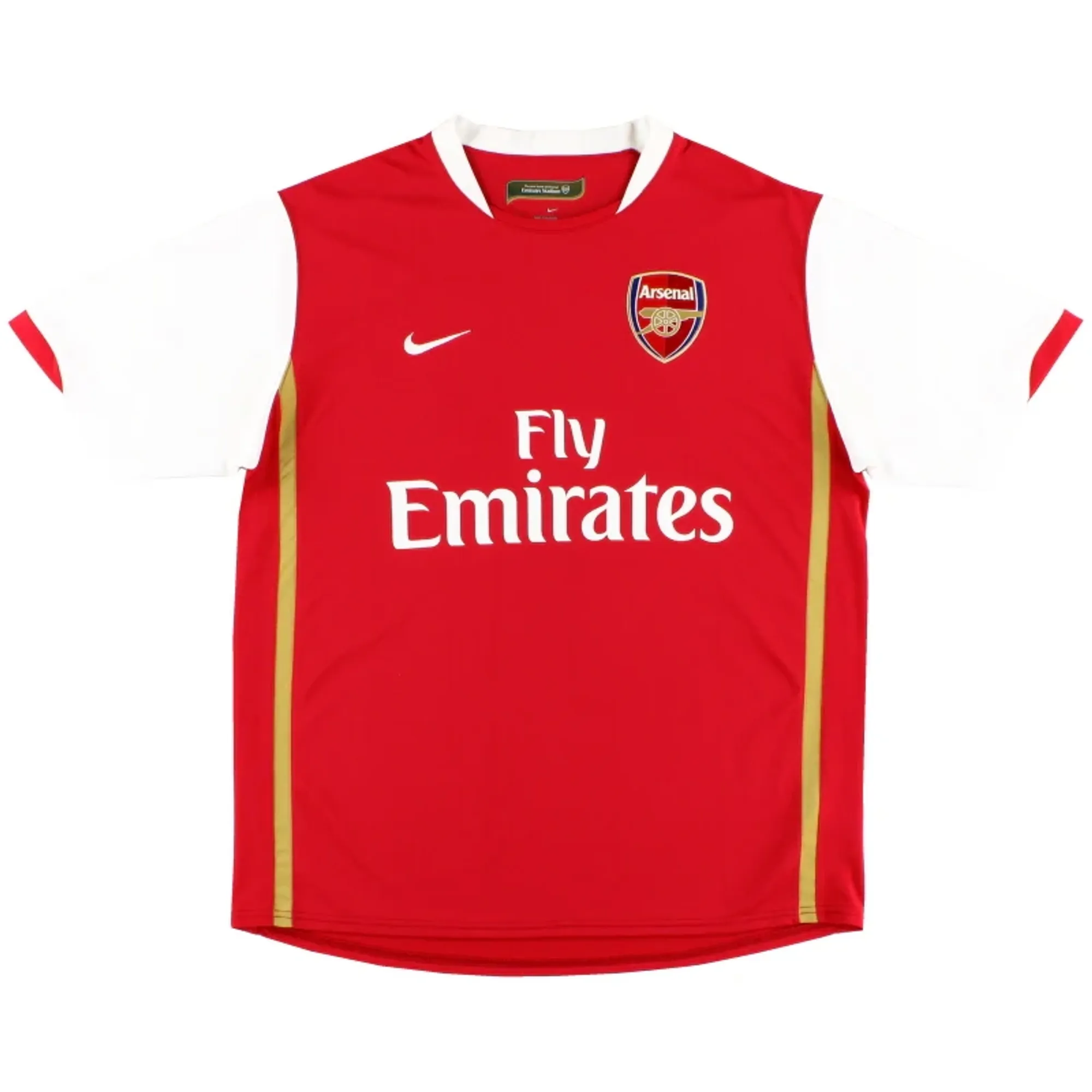 2006-08 Arsenal Nike Home Shirt L - Arsenal / Excellent 