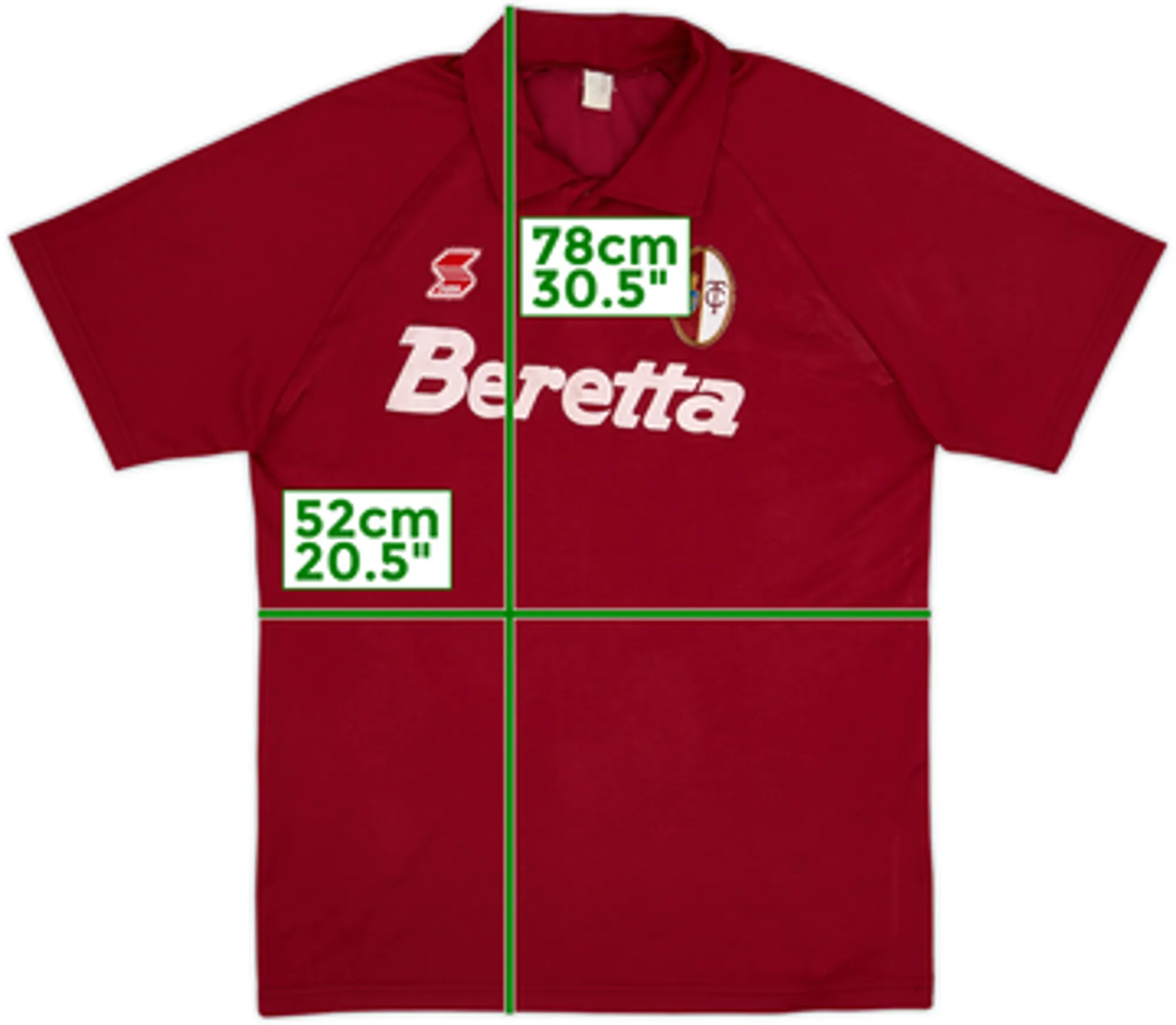 1991-93 Torino Home Shirt - 6/10 - (XL)
