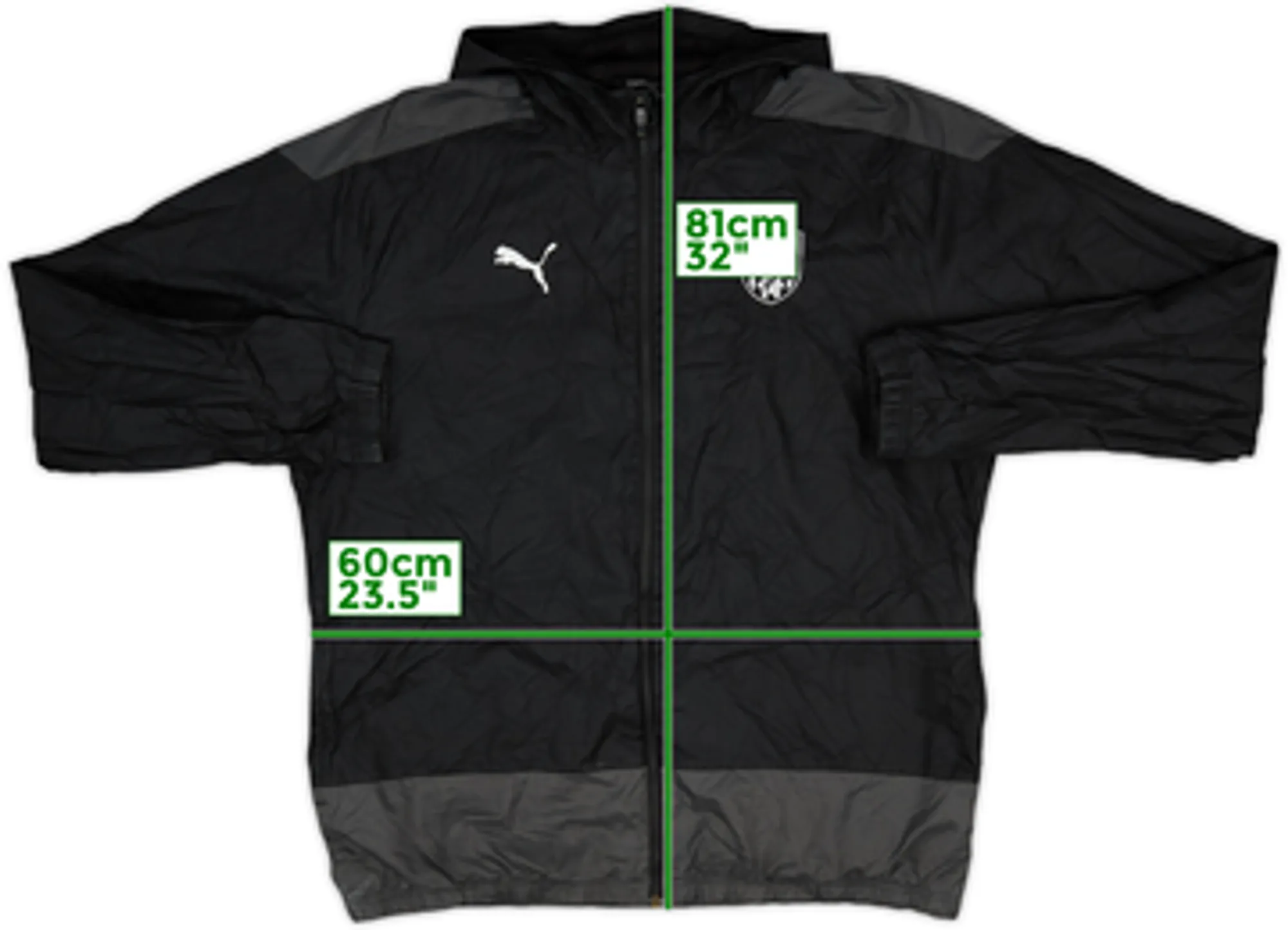 2020-21 West Brom Puma Hooded Rain Jacket - 7/10 - (XXL)