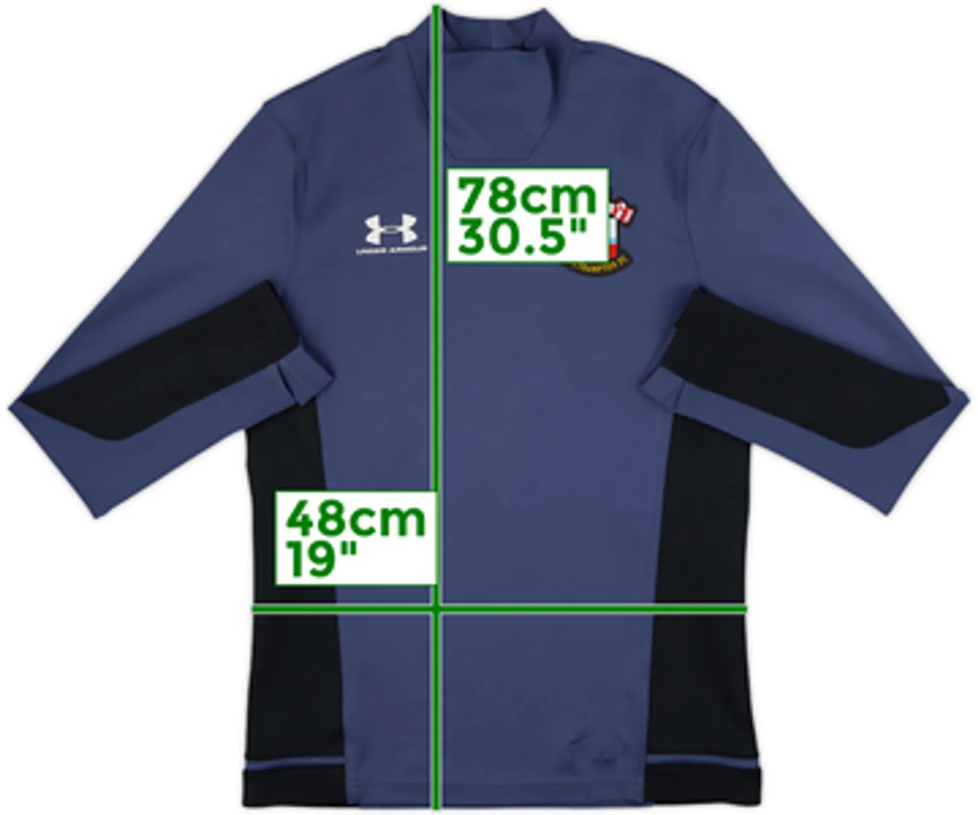 2019-20 Southampton Under Armour Drill Top - 8/10 - (M)