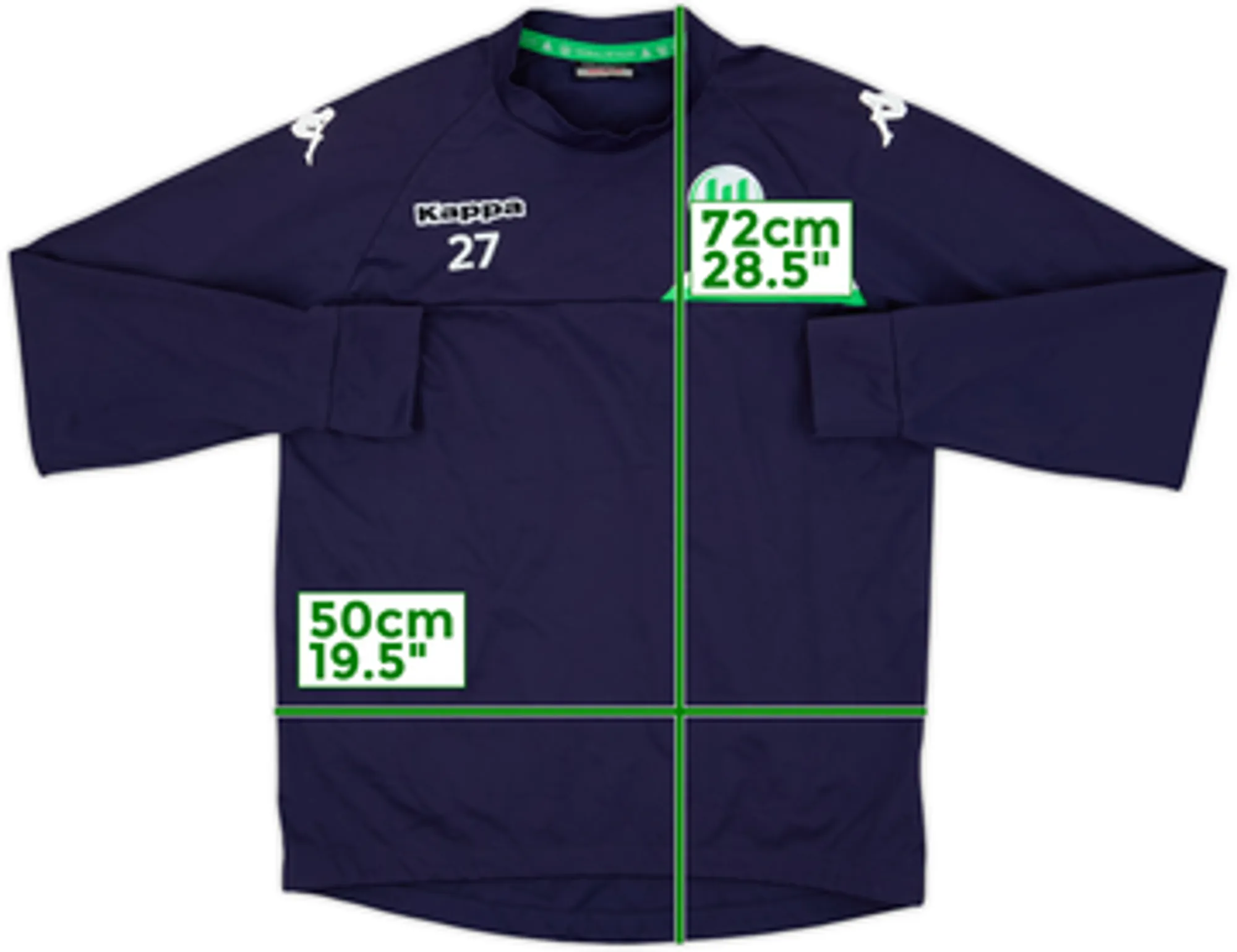 2014-15 Wolfsburg Player Issue Kappa Drill Top #27 (M. Arnold) - 7/10 - (M)