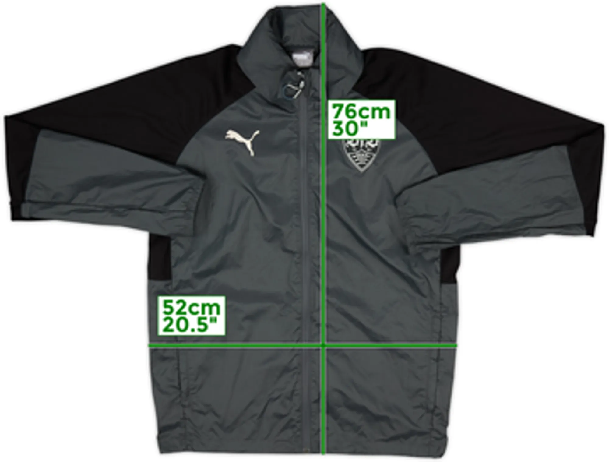 2016-17 Stuttgart Puma Hooded Rain Jacket - 10/10 - (M)