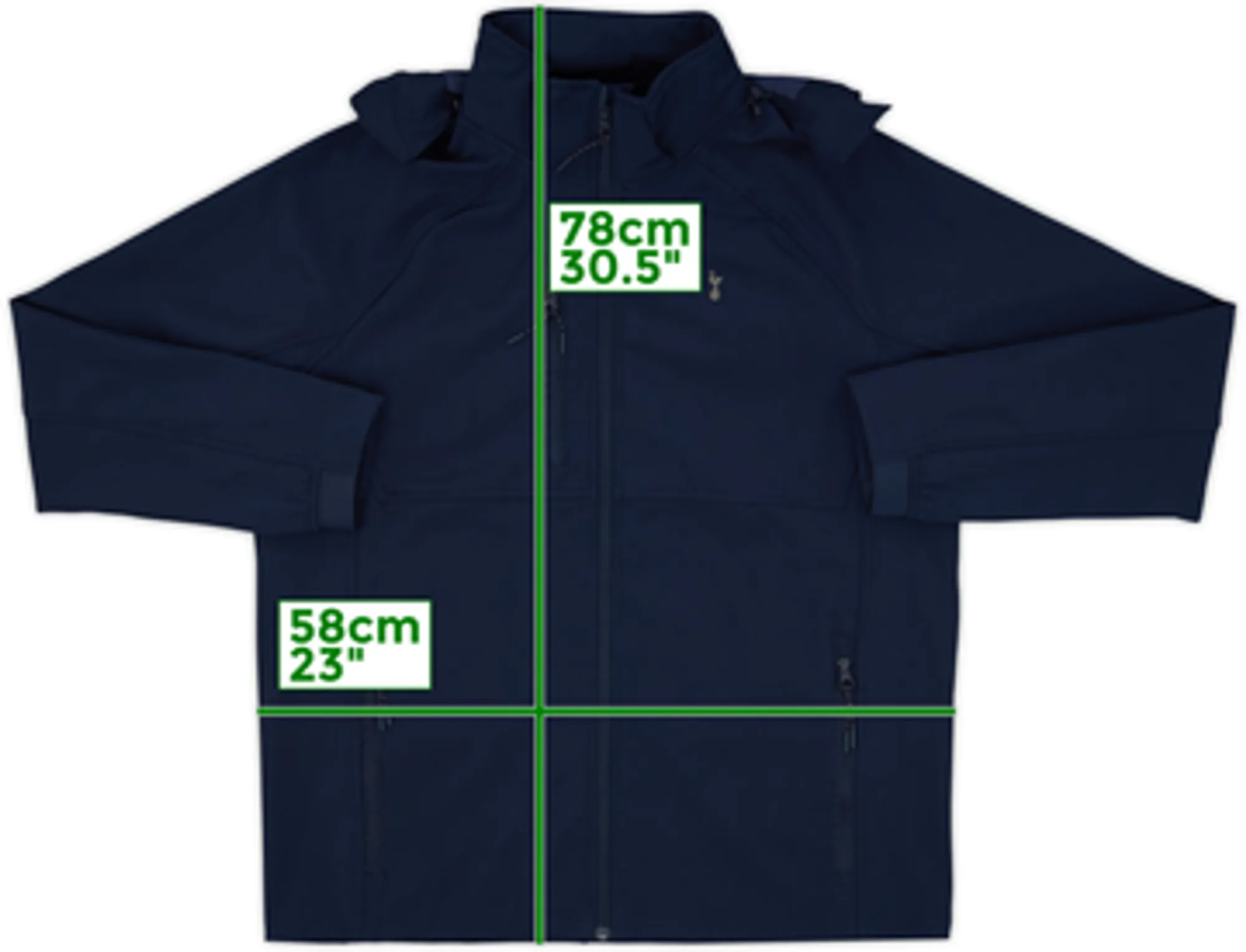 2010s Tottenham Hooded Rain Jacket - 7/10 - (XL)