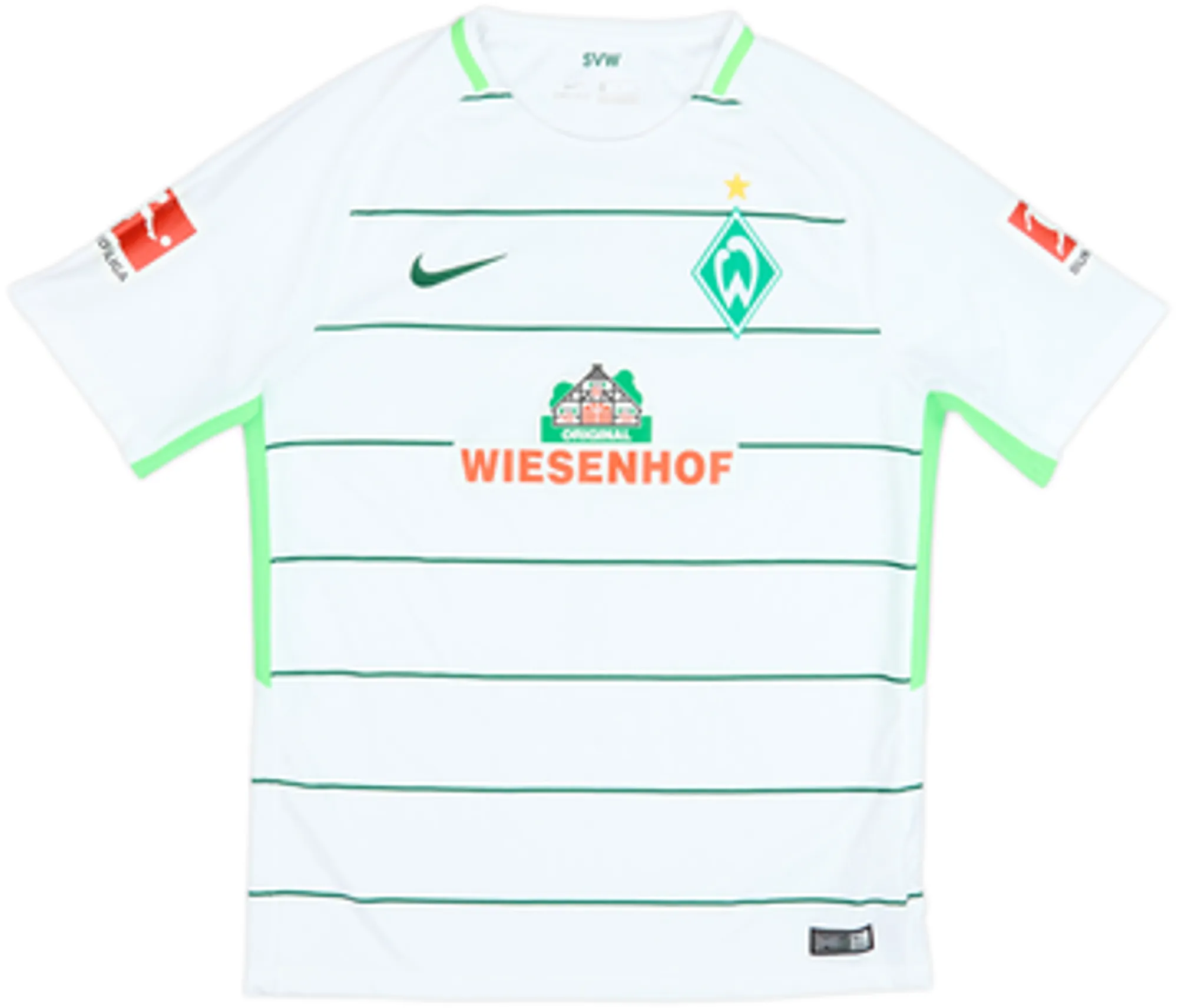 2017-18 Werder Bremen Away Shirt Bauer #4 - 9/10 - (M)