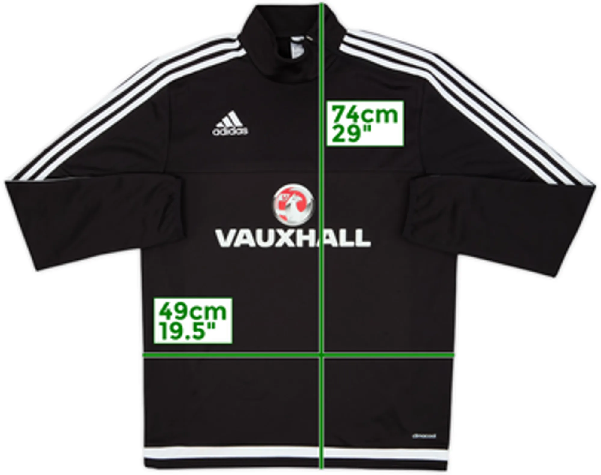 2015-16 Wales adidas 1/4 Zip Training Top - 8/10 - (M)