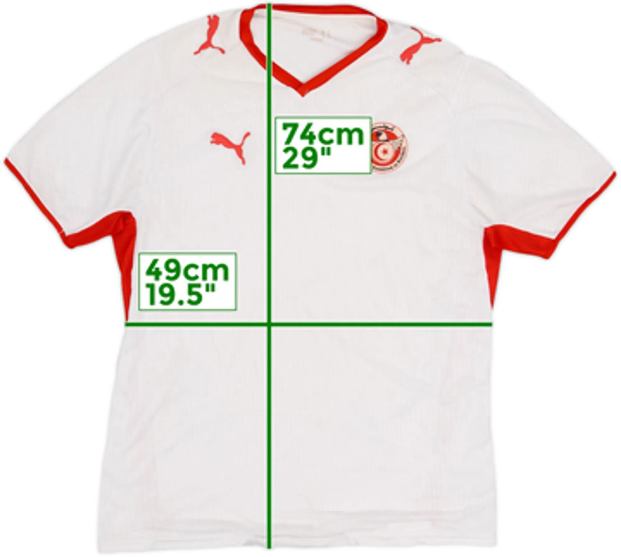 2008-09 Tunisia Home Shirt - 7/10 - (M)